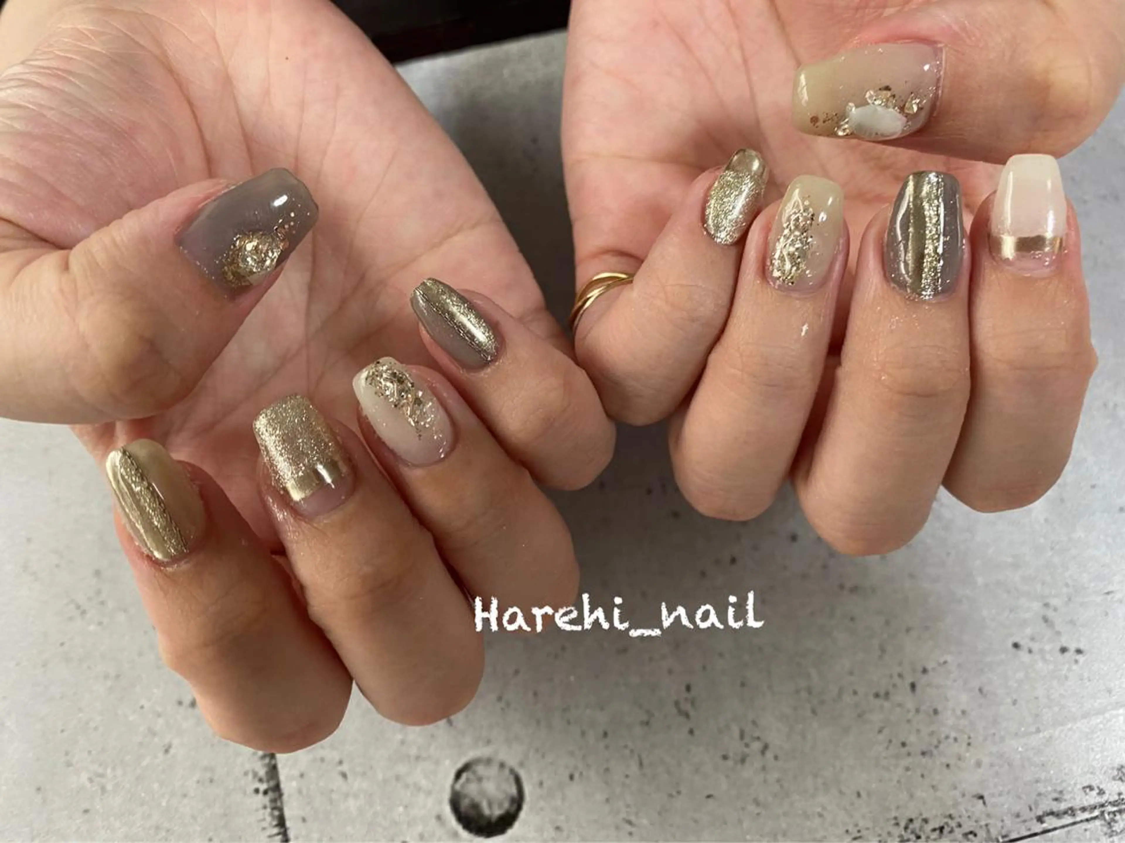 ネイル ハンドネイル Harehi_ nailのネイルデザイン