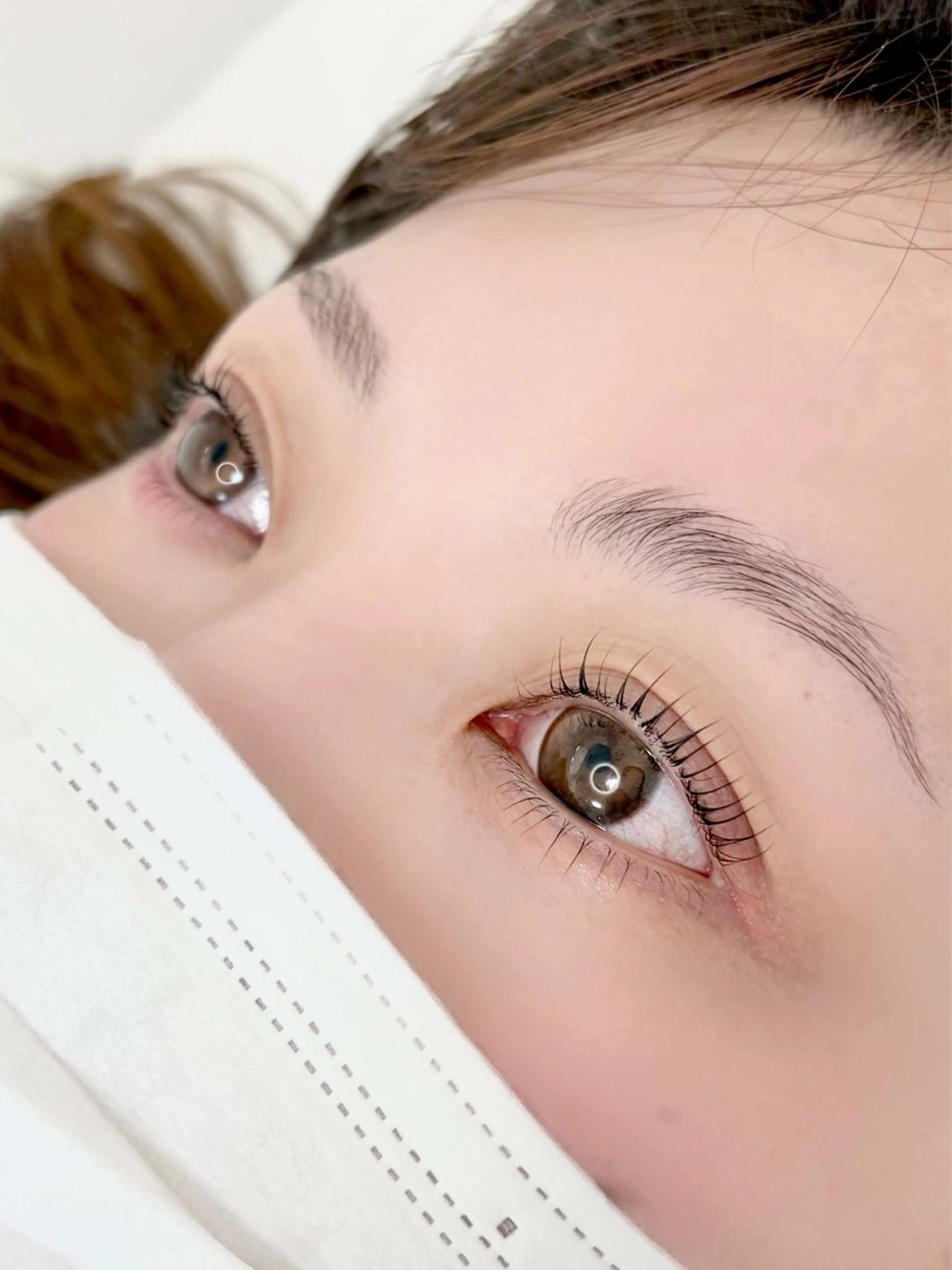 マツエク・マツパ パリジェンヌラッシュリフト 一重×まつ毛パーマ Bellem. 【ベルム】のマツエク・マツパデザイン