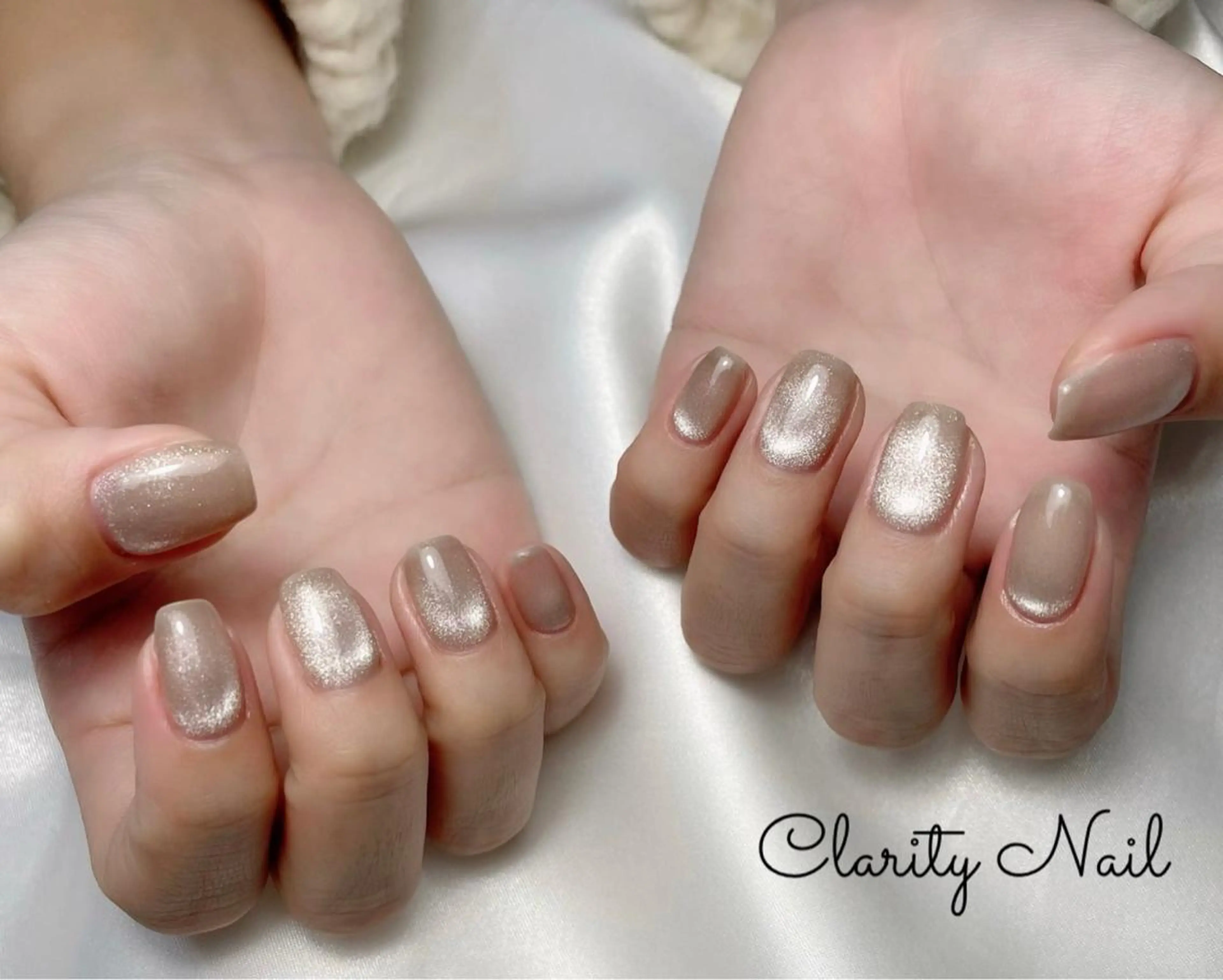 ネイル マグネットネイル ワンカラーネイル ハンドネイル Clarity Nailのネイルデザイン