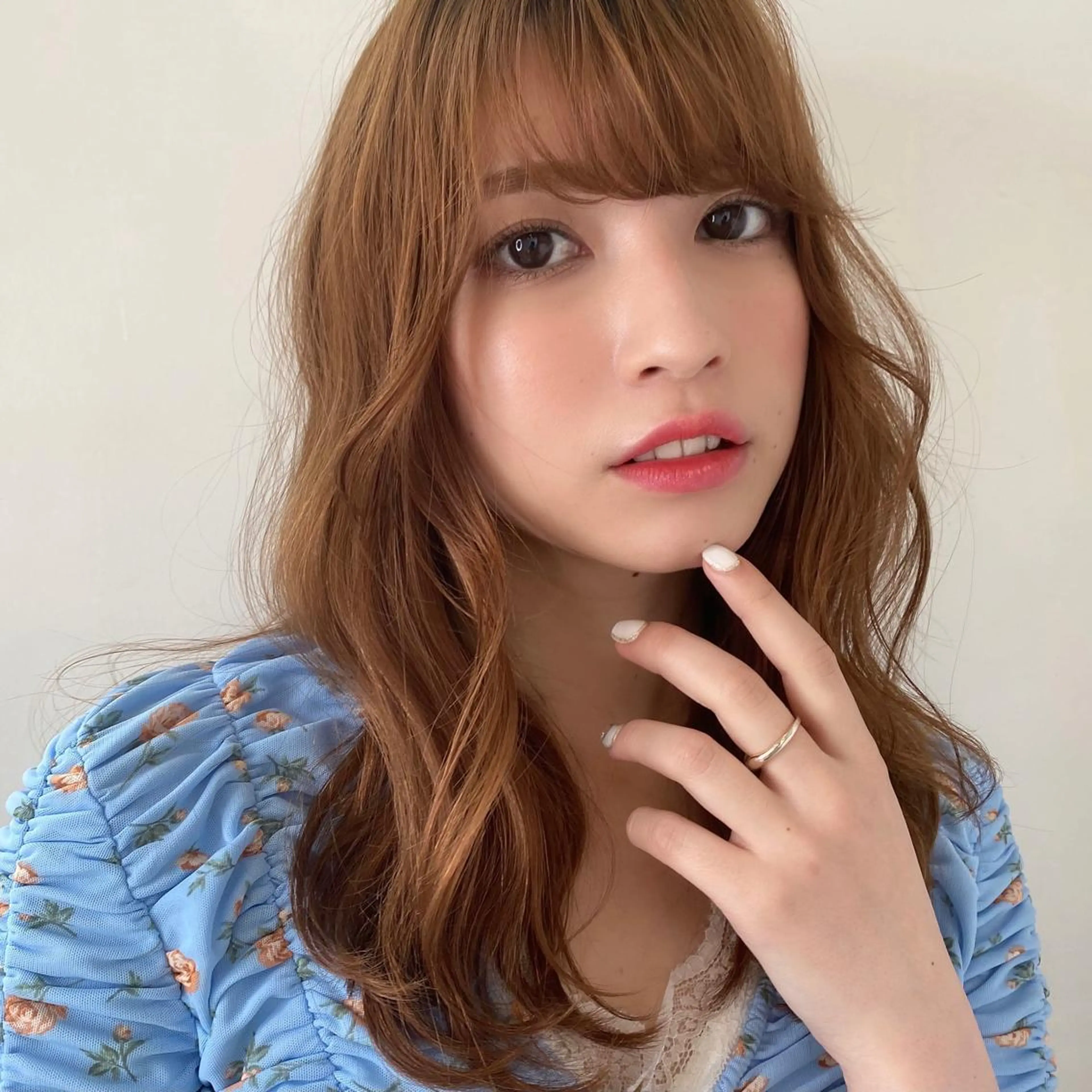 ロング パーマ 🪭risa 暖色/レイヤー🪭のヘアスタイル