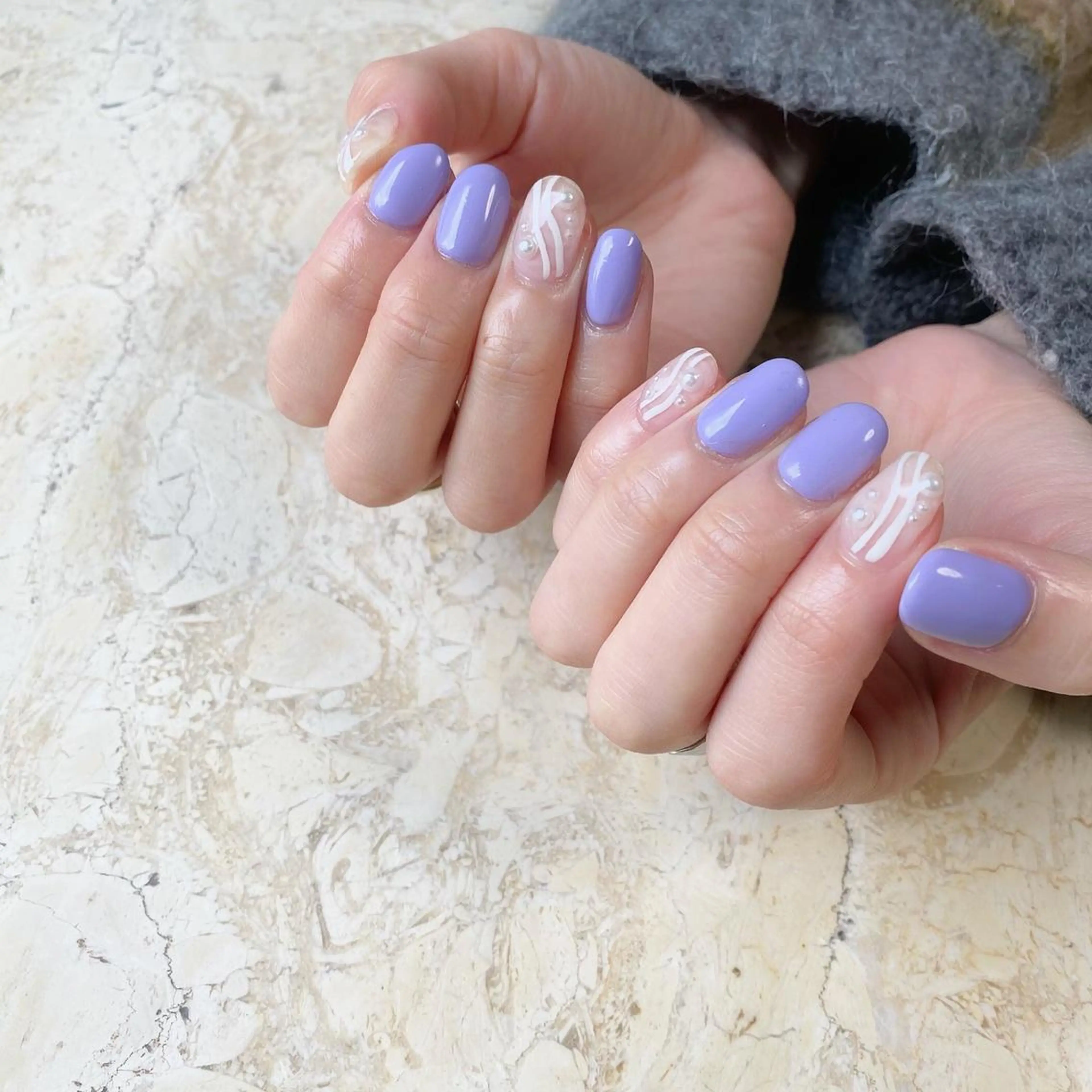 ネイル ニュアンスネイル ハンドネイル フットネイル nail salon mieux(ミュー)のネイルデザイン