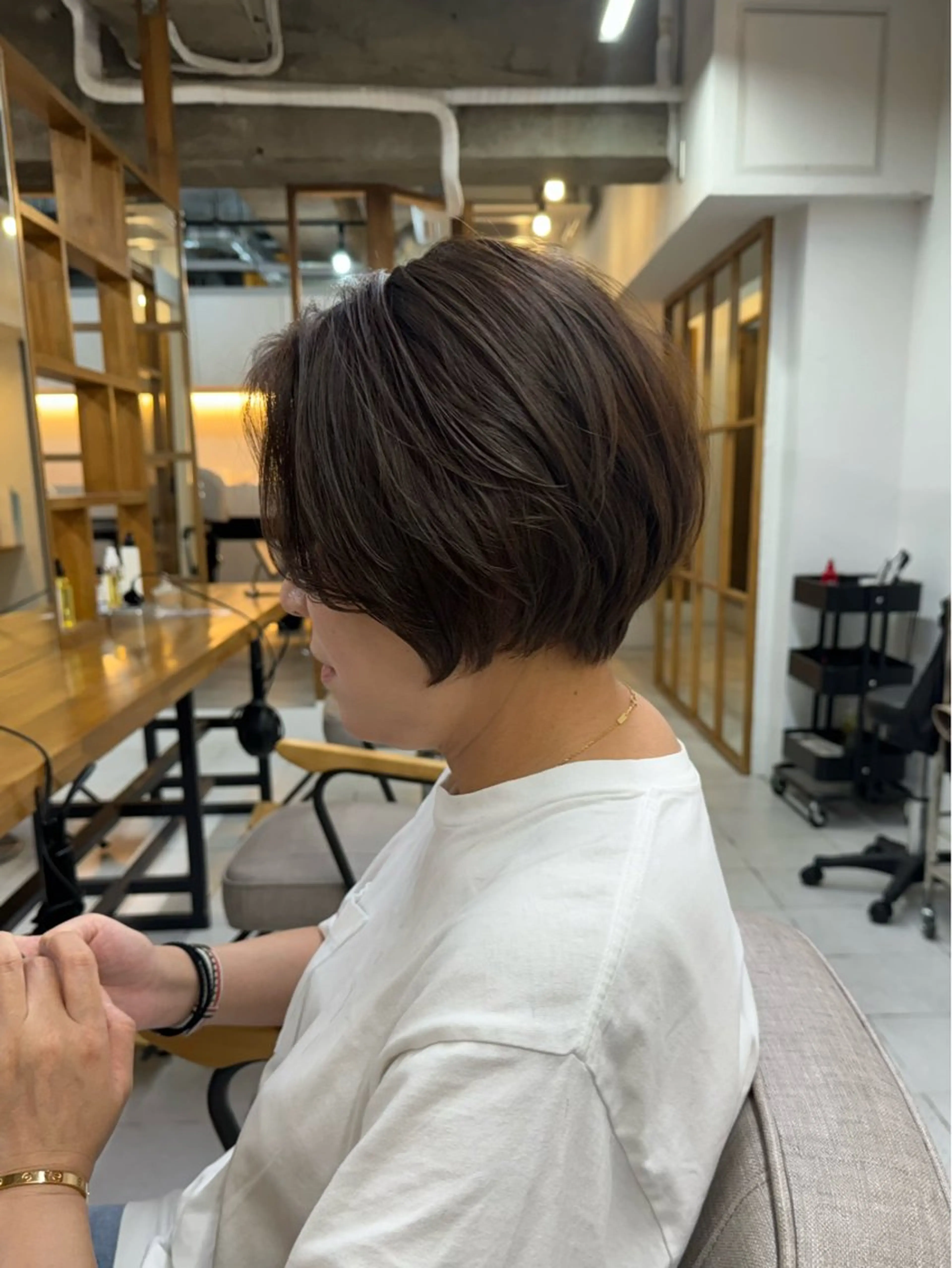 ショート カラー ヘアアレンジ カット ヘアカラー トリートメント 韓国レイヤーカット★ 小林大樹のヘアスタイル