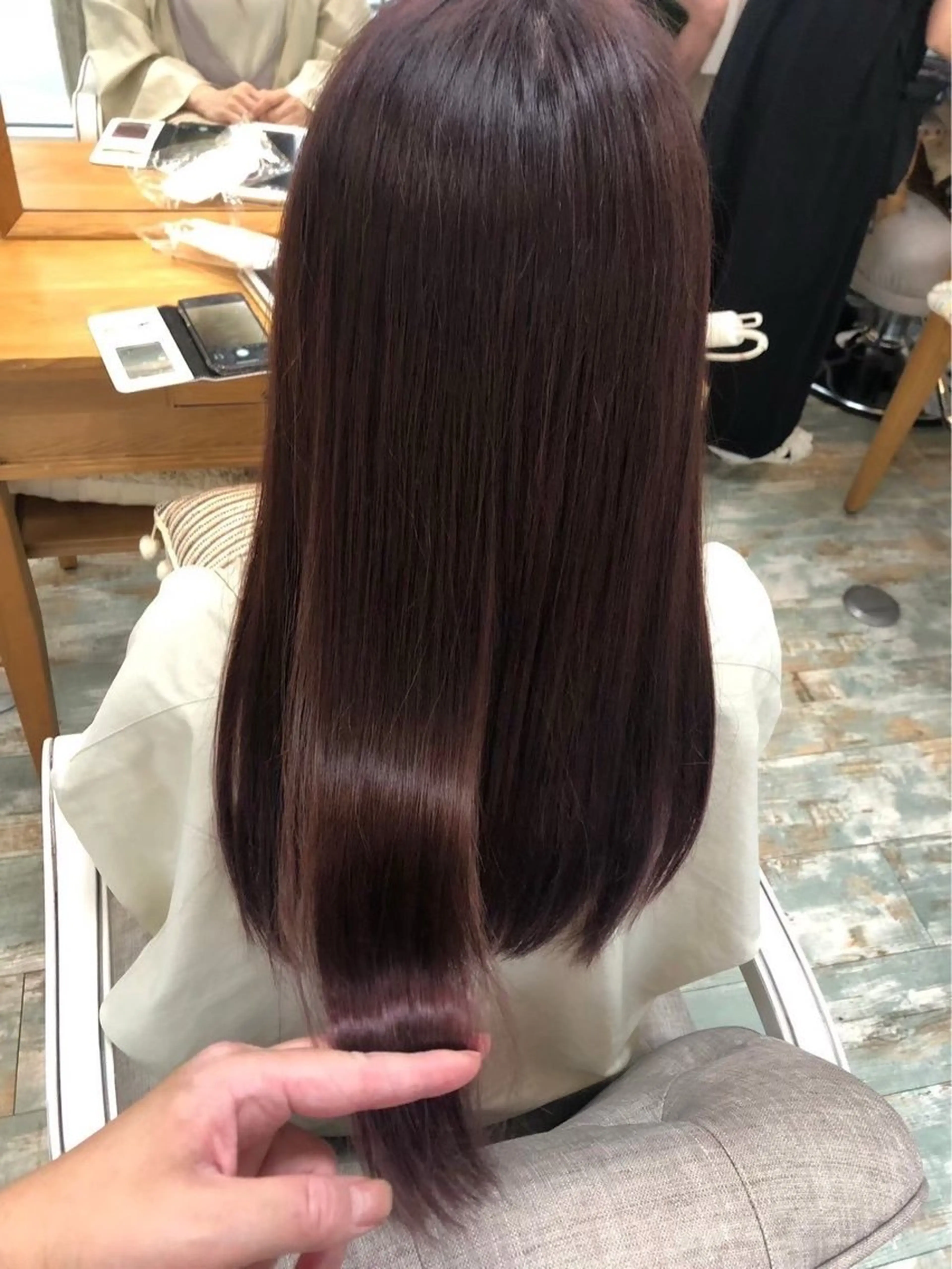 ロング albero🧸 🌳鈴木遥菜のヘアスタイル