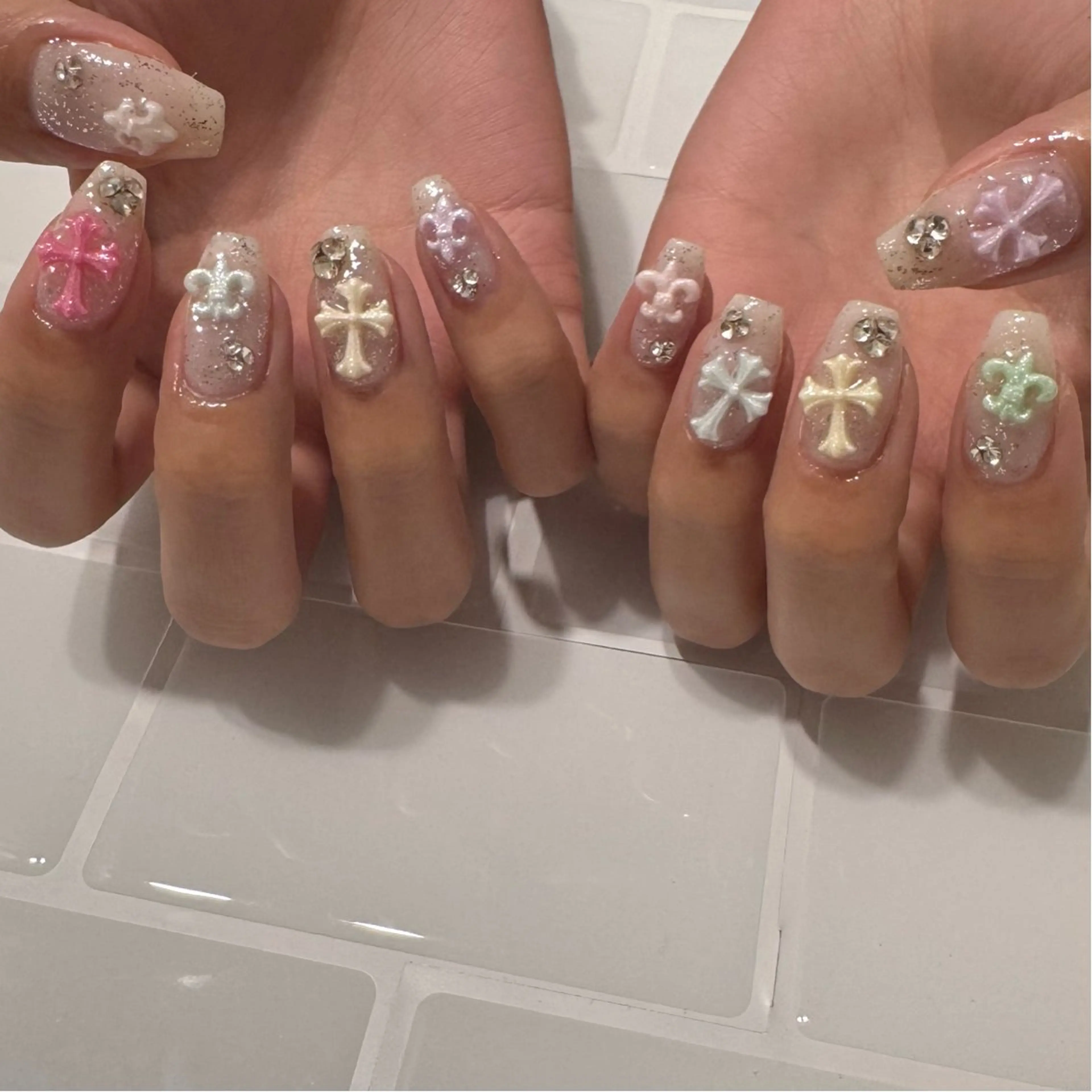 ネイル ラメ(グリッター) ハンドネイル lulularico aiのネイルデザイン