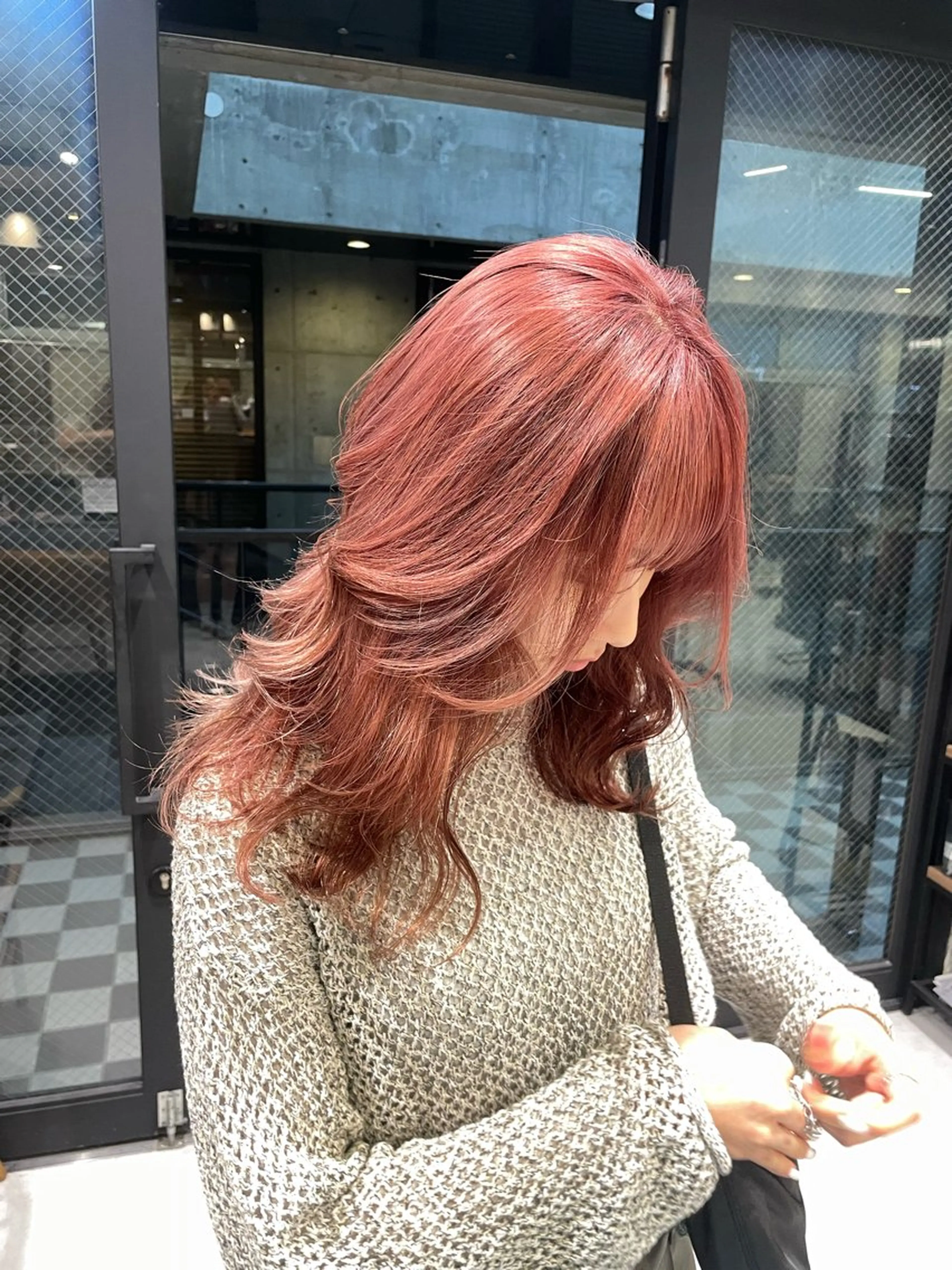 ロング 🫧ハイライトカラー 🫧 𝓜𝓘𝓤のヘアスタイル