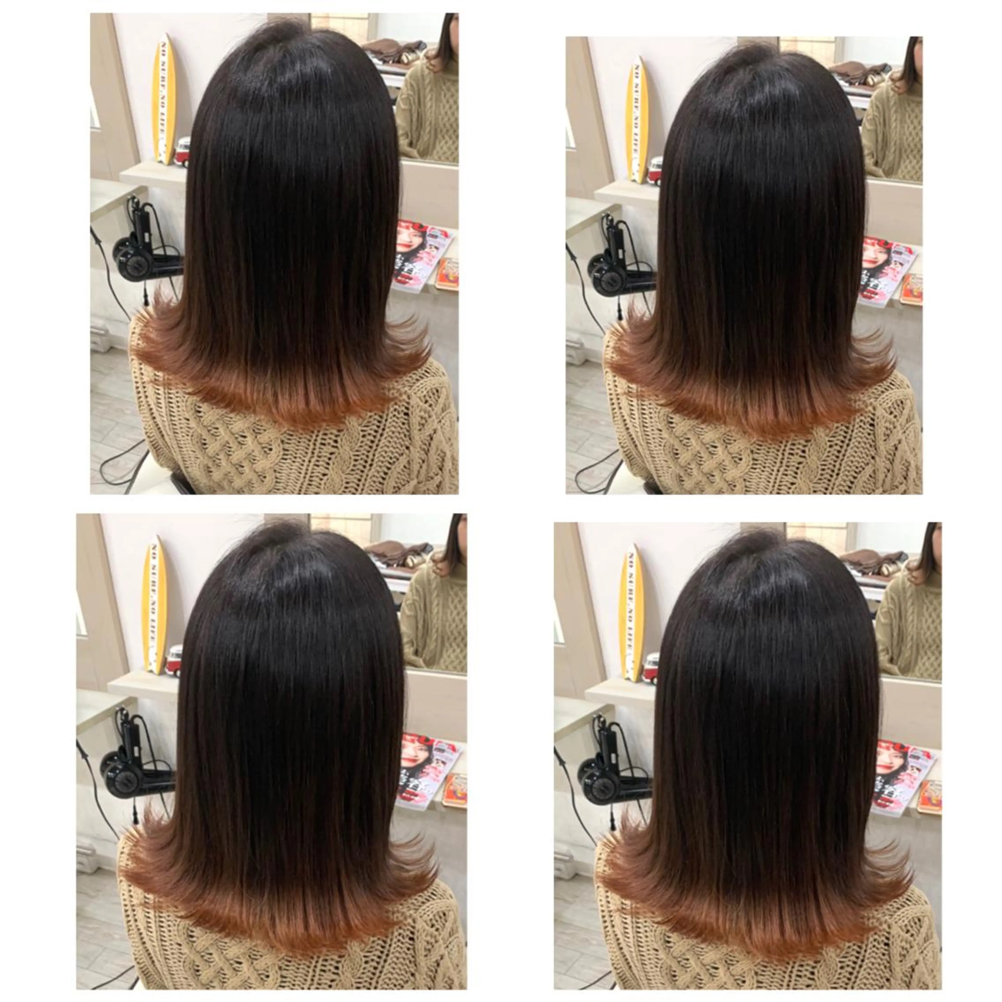 ミディアム カラー カット ヘアカラー 京都大人女性ショート 徒歩1分/秋山のヘアスタイル