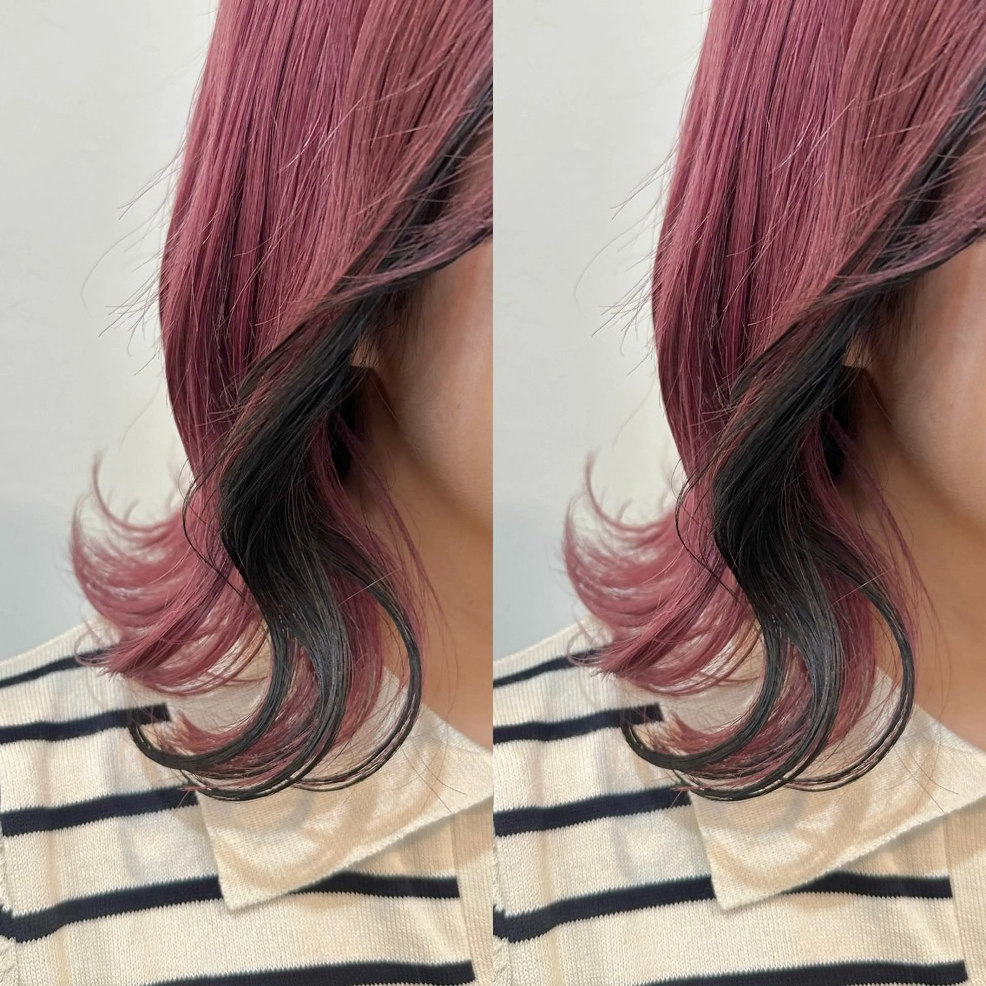 ミディアム カラー ヘアカラー トリートメント おおつか せいやのヘアスタイル