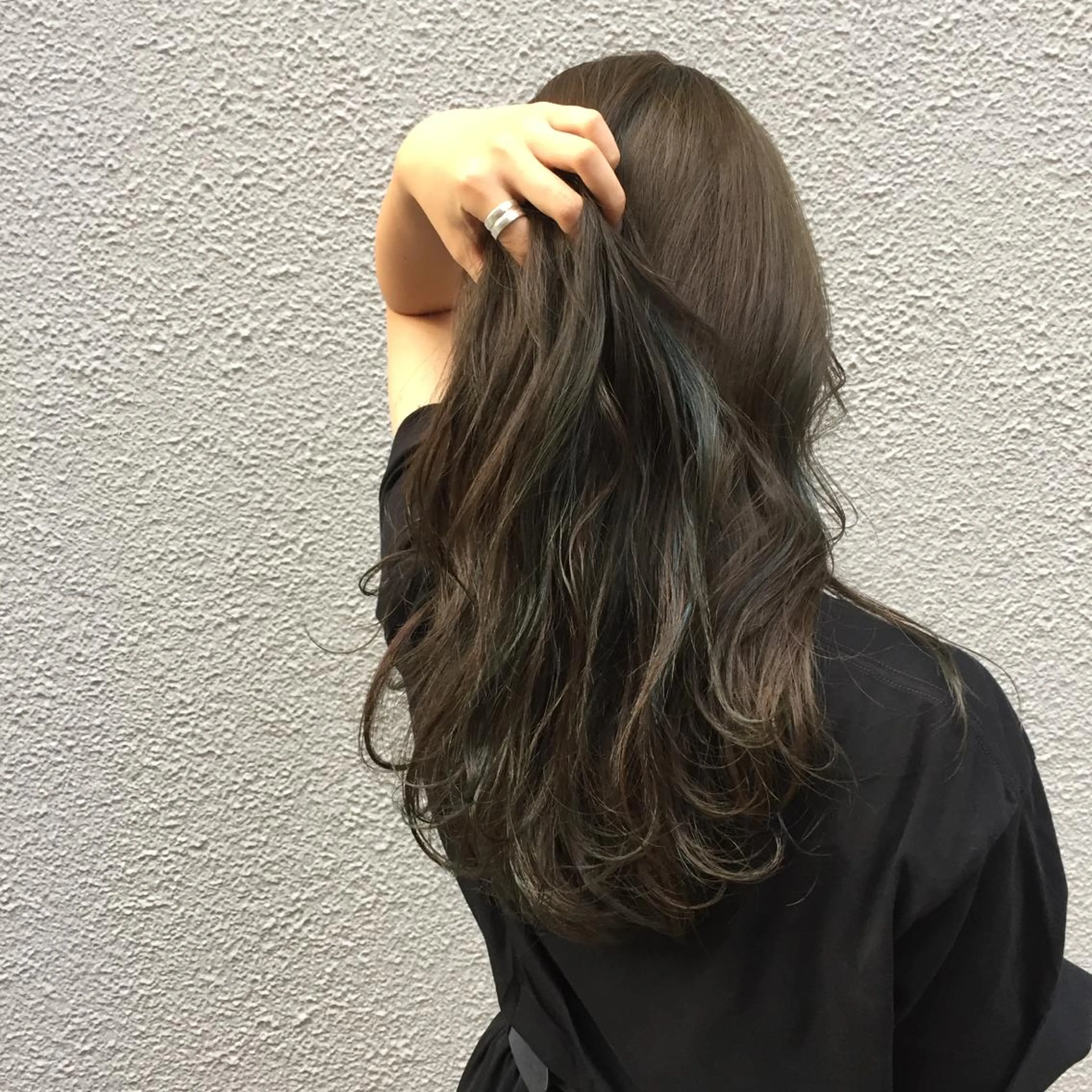 セミロング カラー 💘透明感カラー💘 沖本 将宏のヘアスタイル