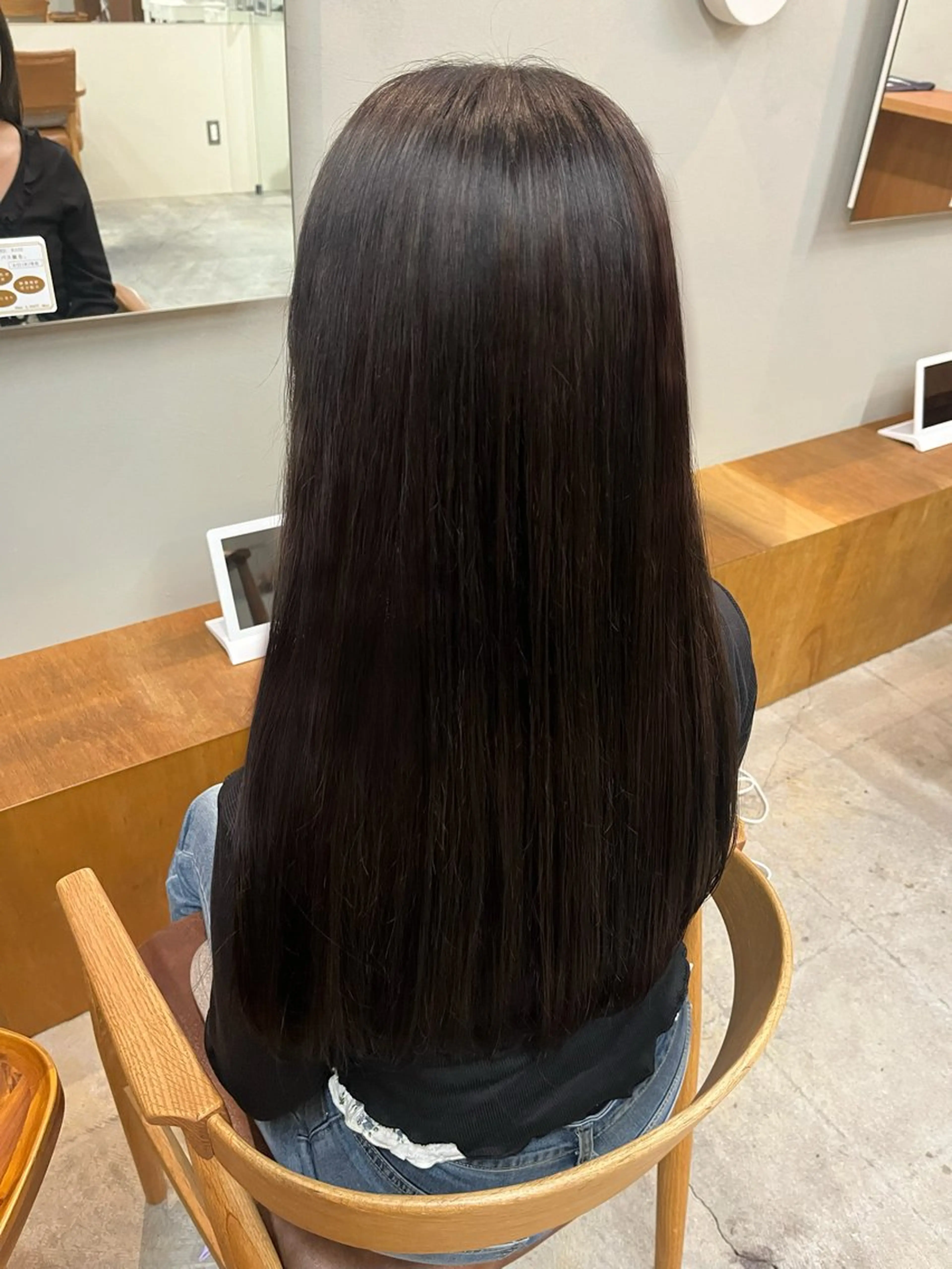 ロング カラー ヘアカラー トリートメント 🌼花屋併設🌼 木下奈々望のヘアスタイル