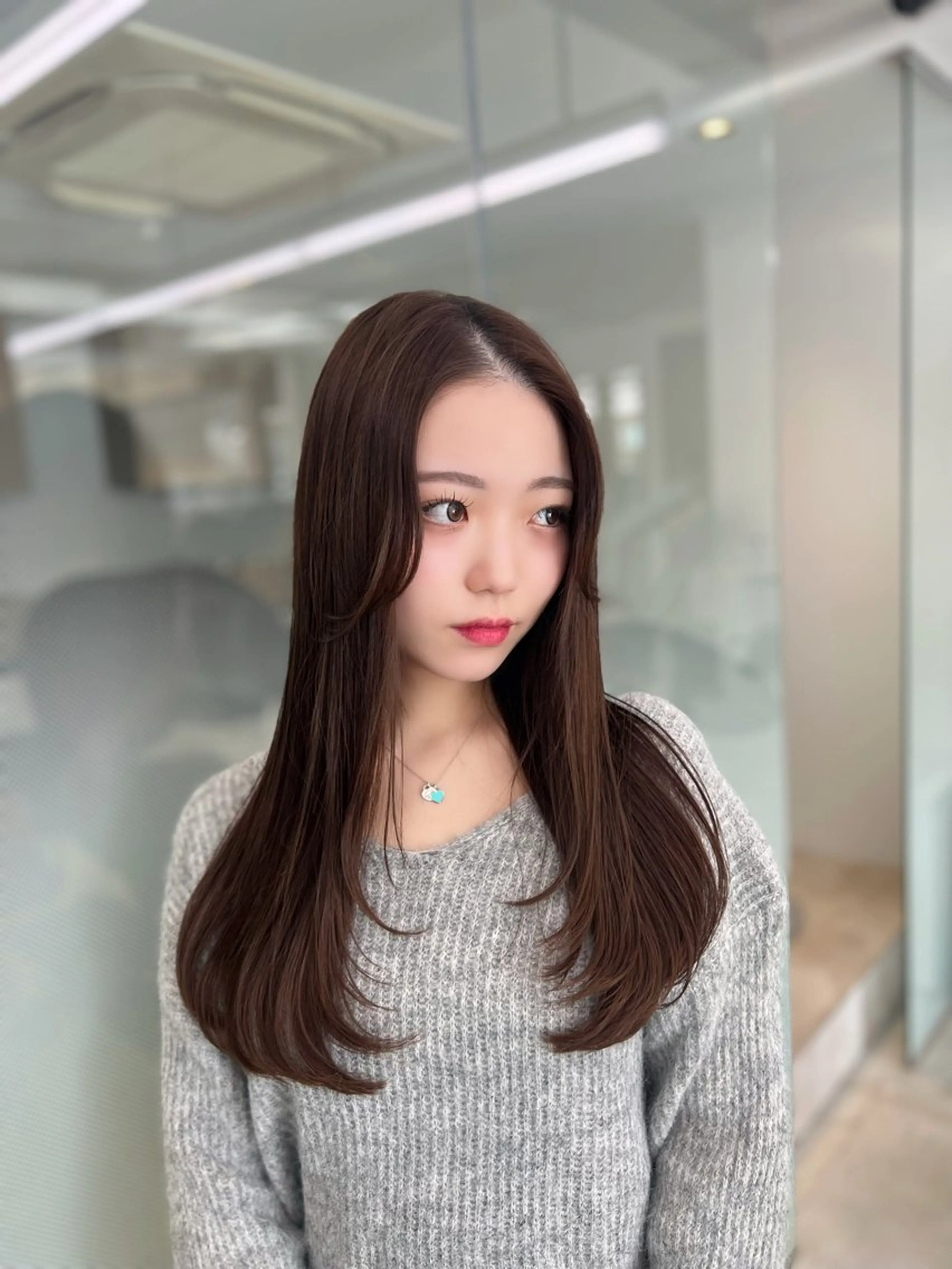 ロング ロングレイヤー レイヤーカット ロング カット 縮毛矯正 レイヤー/髪質改善 DAISUKEのヘアスタイル