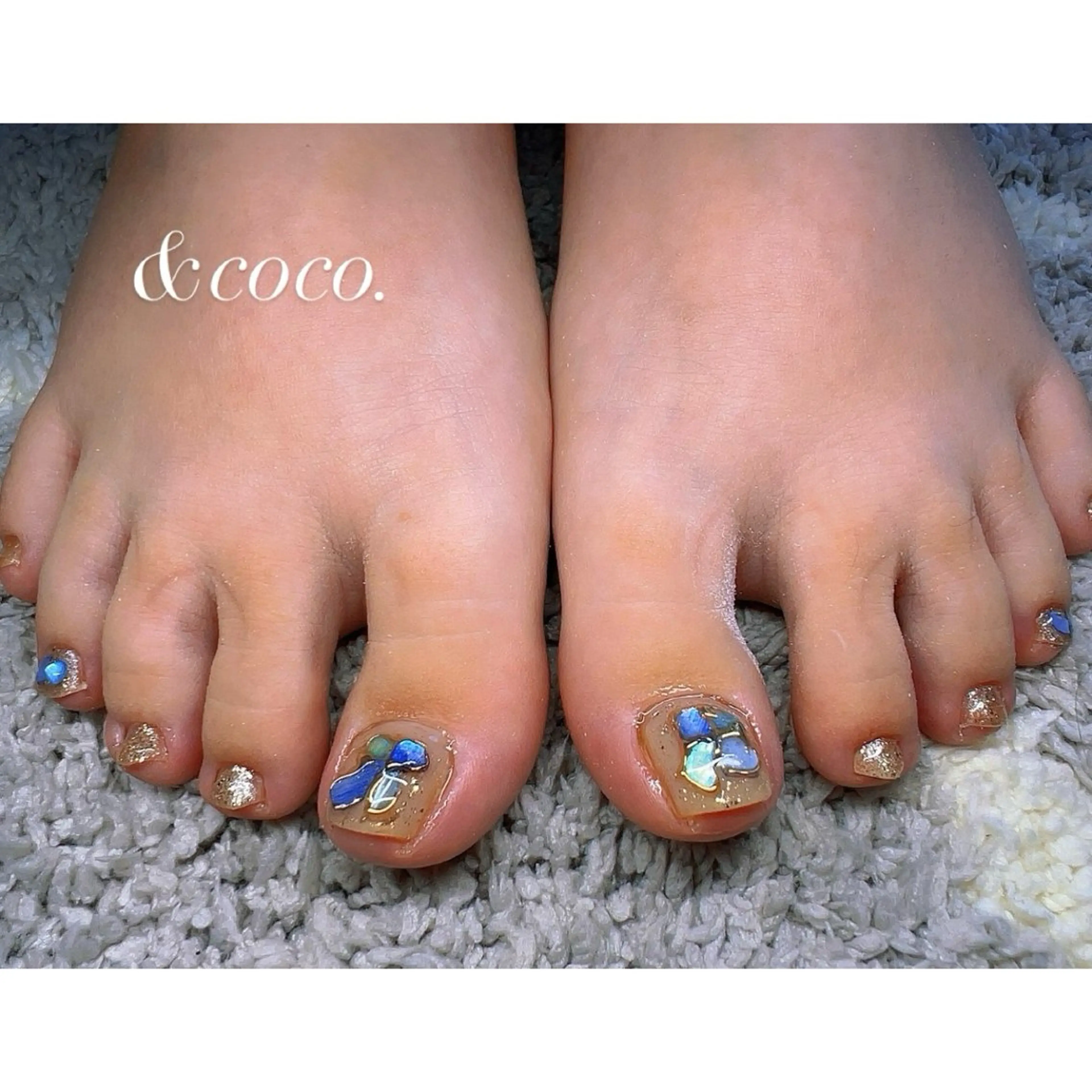 ネイル フットネイル フットネイル ＆coco.所属・＆ coco.のネイルデザイン