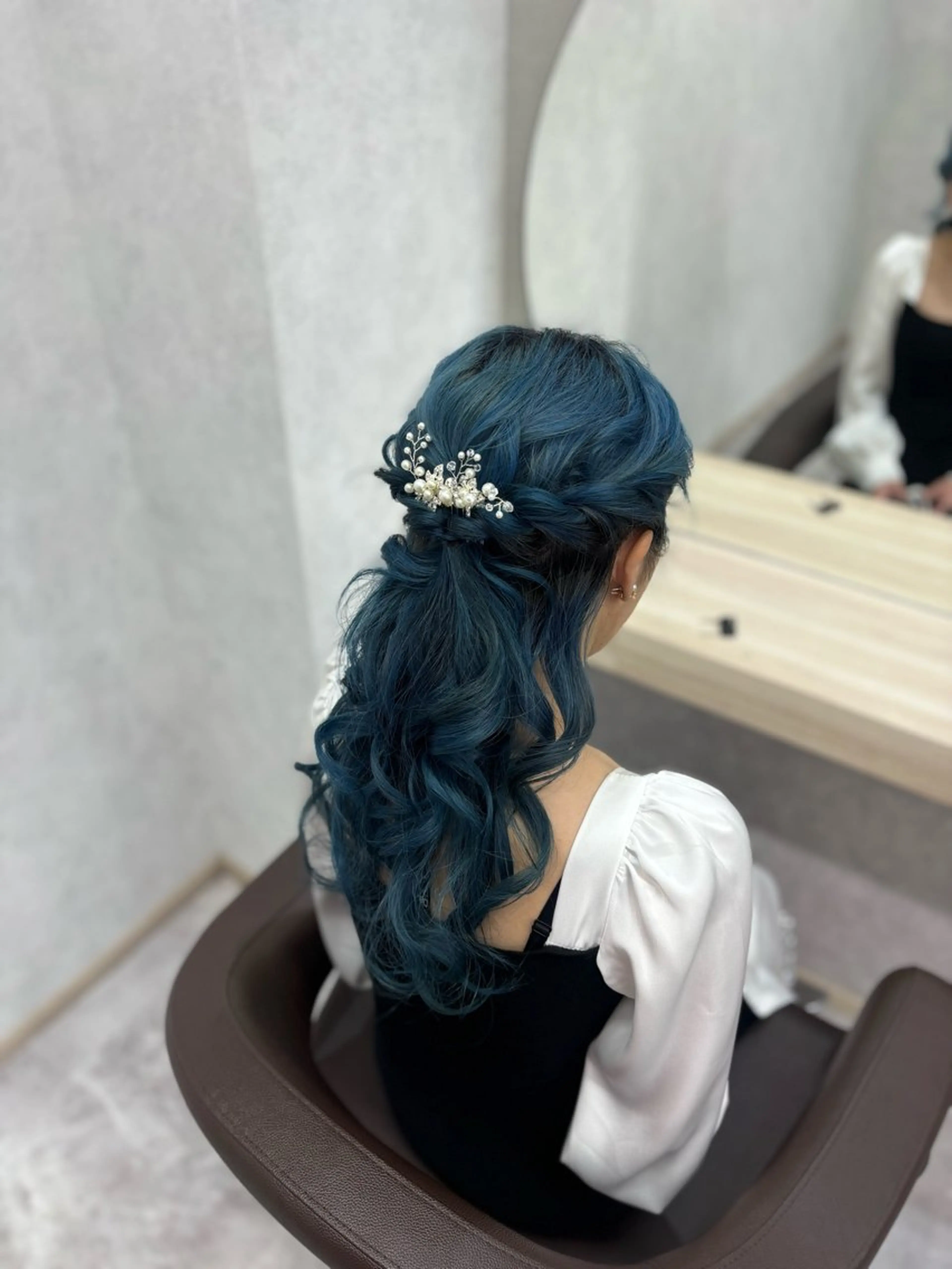 ロング ヘアセット KEEN.渋沢/ 横溝小夏のヘアスタイル