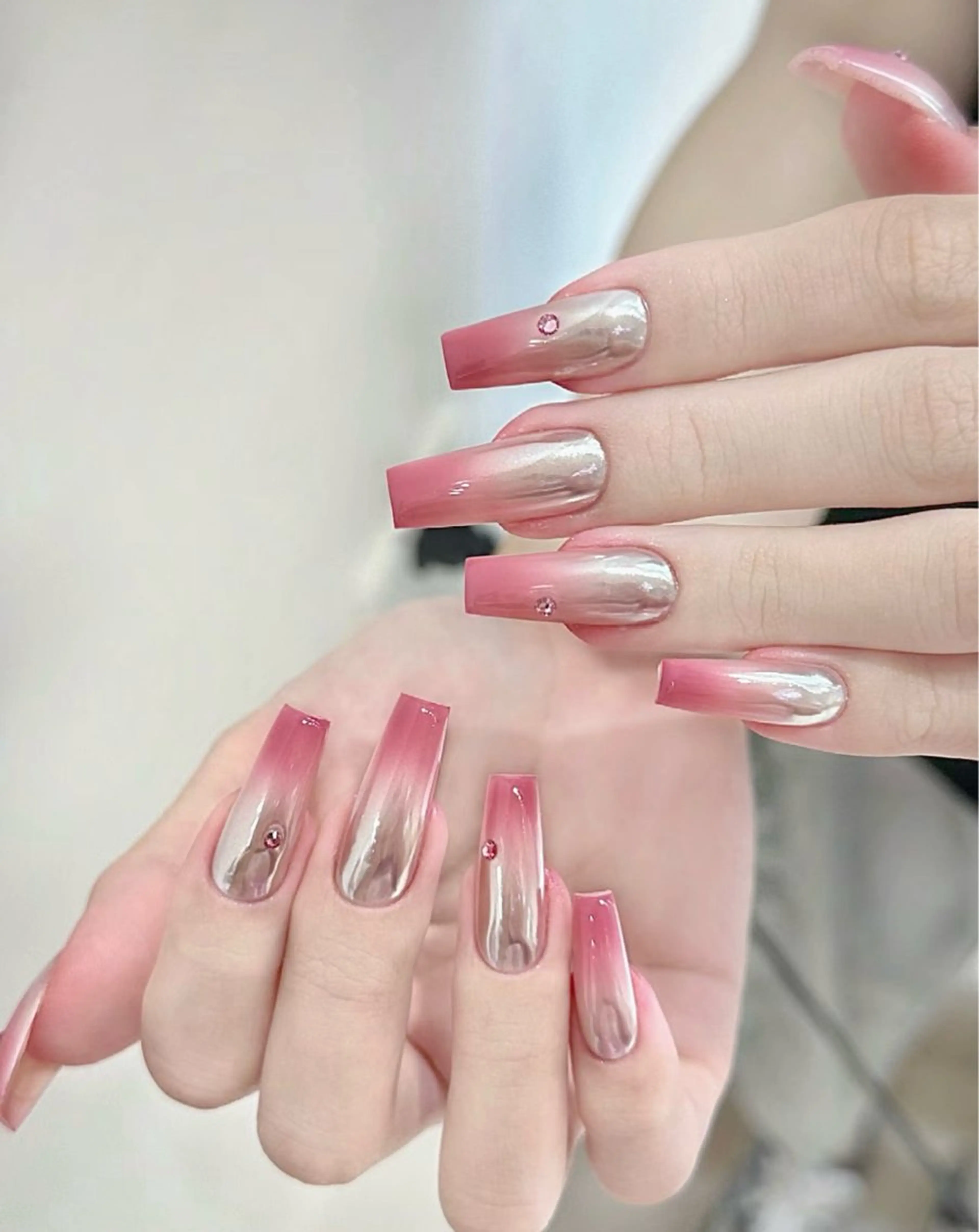 ロング ハンドネイル めぐみのネイルサロン 惠のネイルデザイン