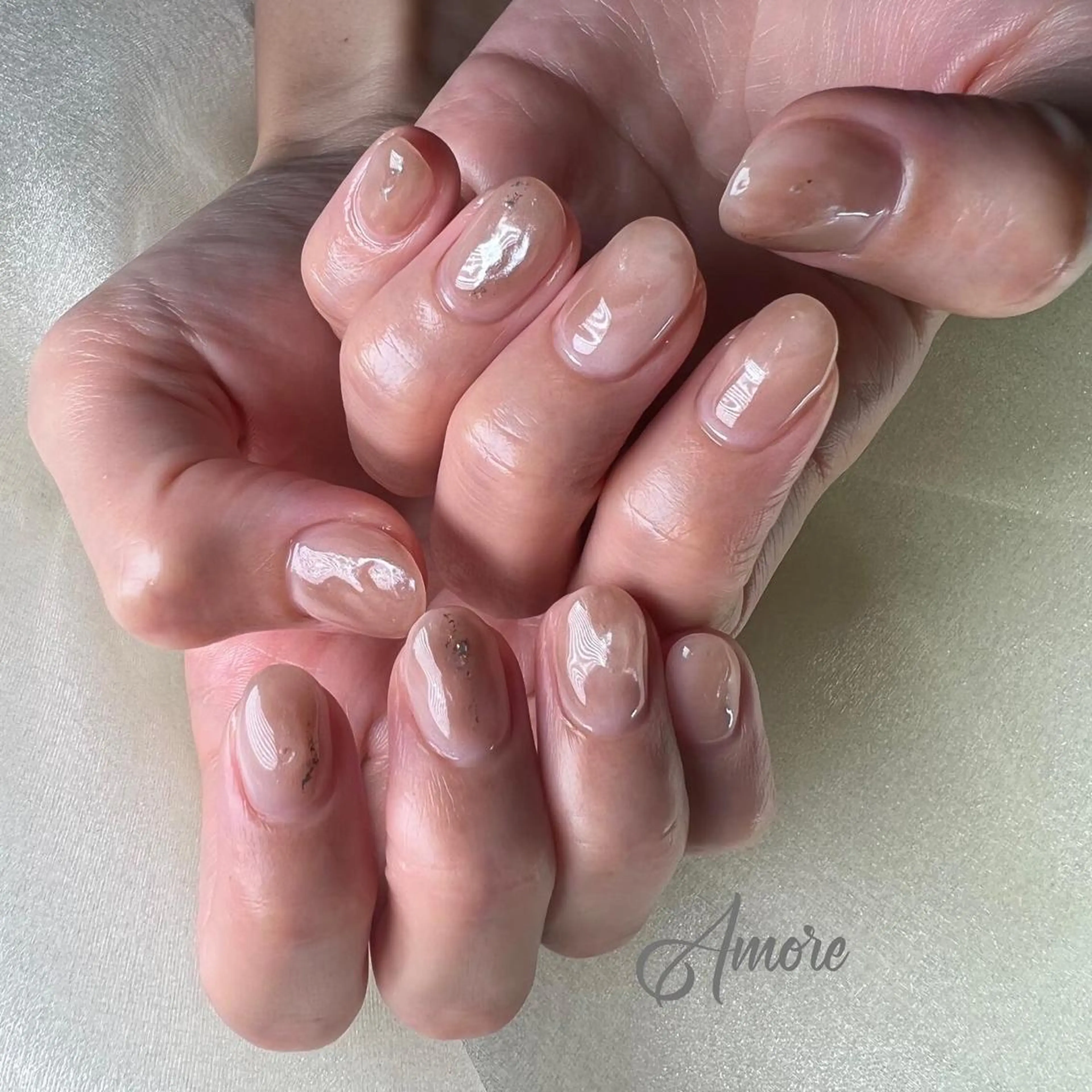 ネイル ジェルネイル 氷ネイル・うるうるネイル マグネットネイル ミラーネイル ニュアンスネイル You kyehwaのネイルデザイン