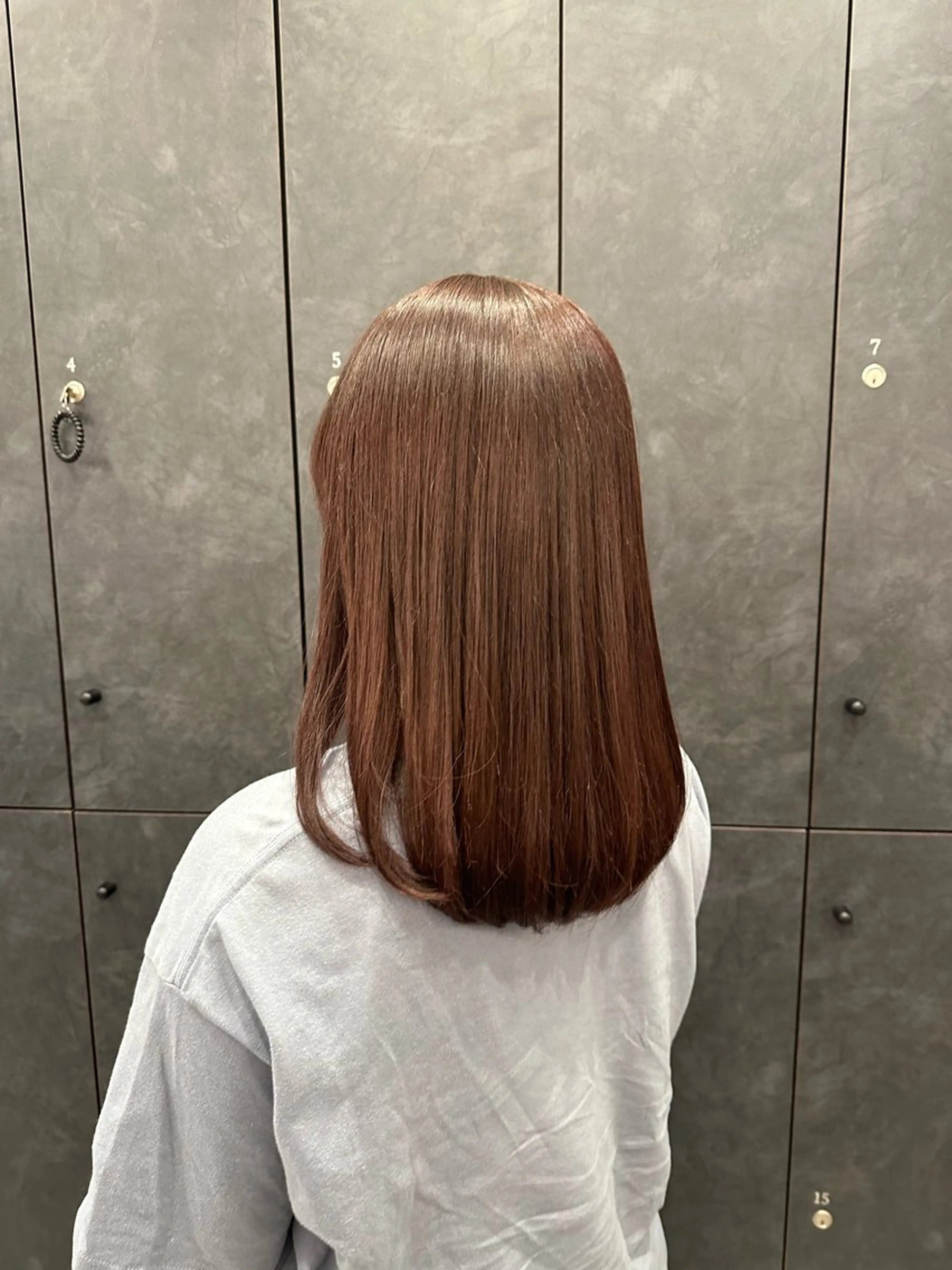 セミロング カラー カット ヘアカラー 銀座/ヘアセット シマムラ ミホのヘアスタイル