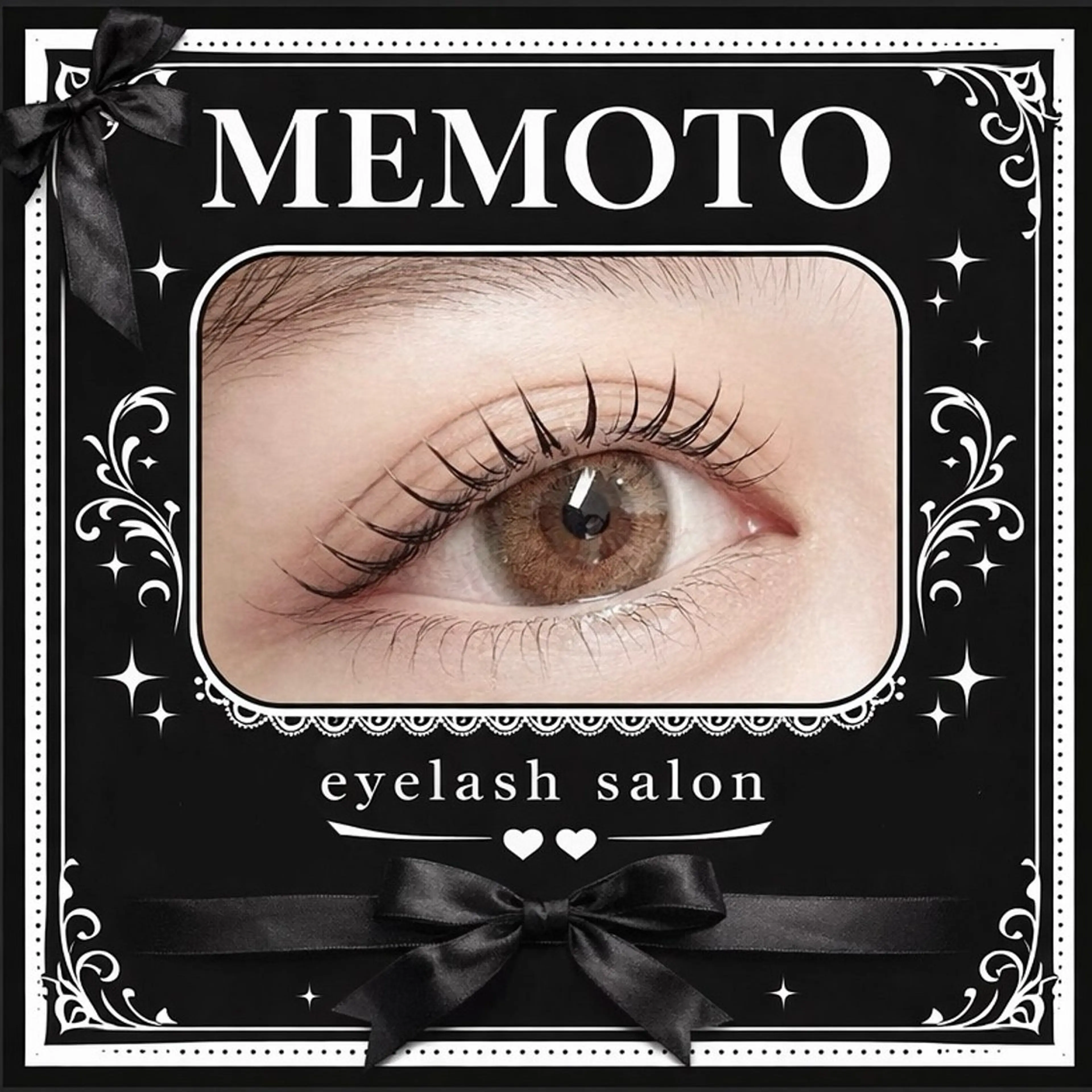 マツエク・マツパ 🖤🩶memoto 東三国🩶🖤のマツエク・マツパデザイン