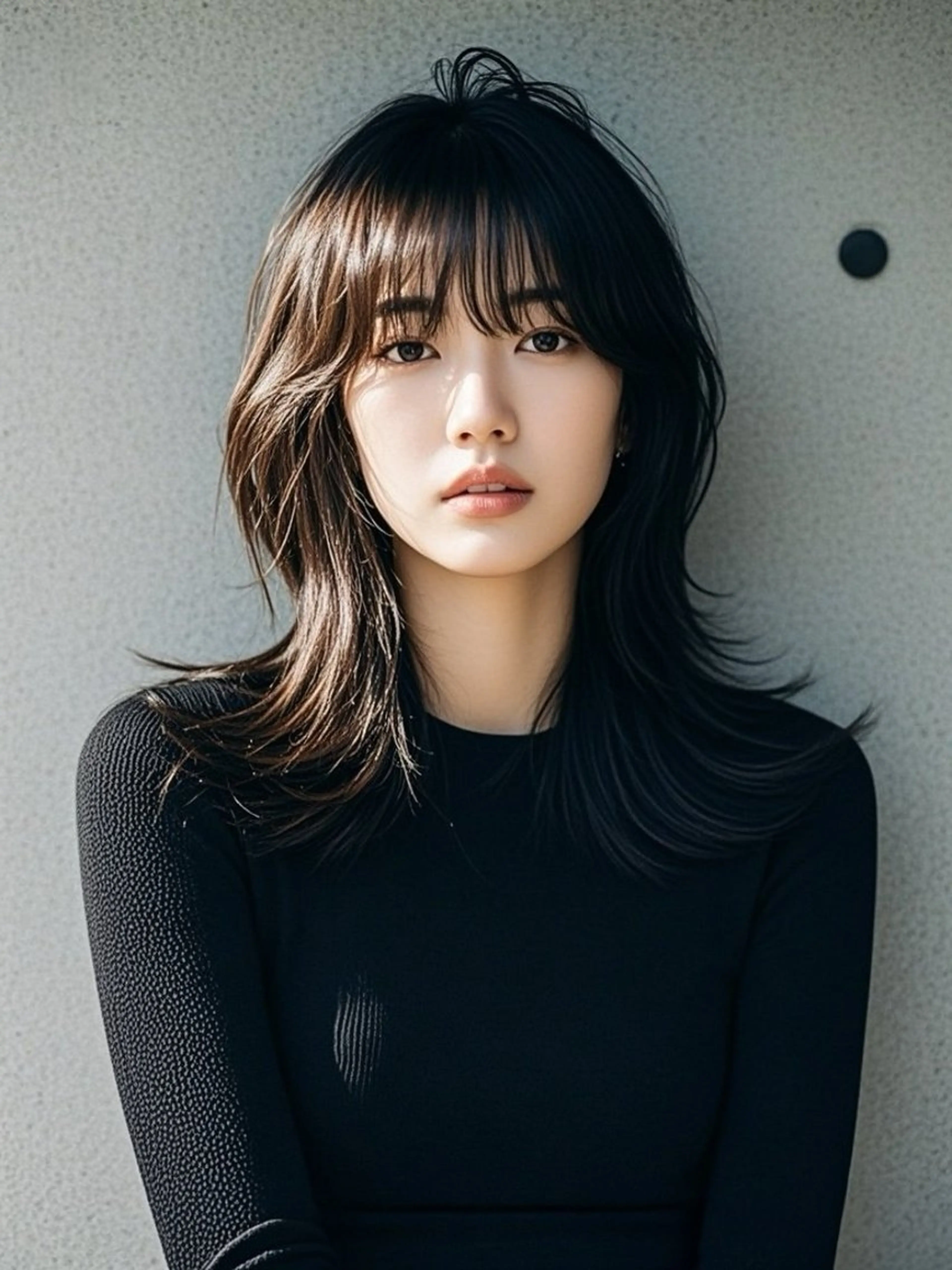 セミロング ショートボブ セミロングパーマ アッシュ ボブ くびれヘア カット ヘアカラー トリートメント ウルフカット 811 大阪梅田 ウルフのヘアスタイル