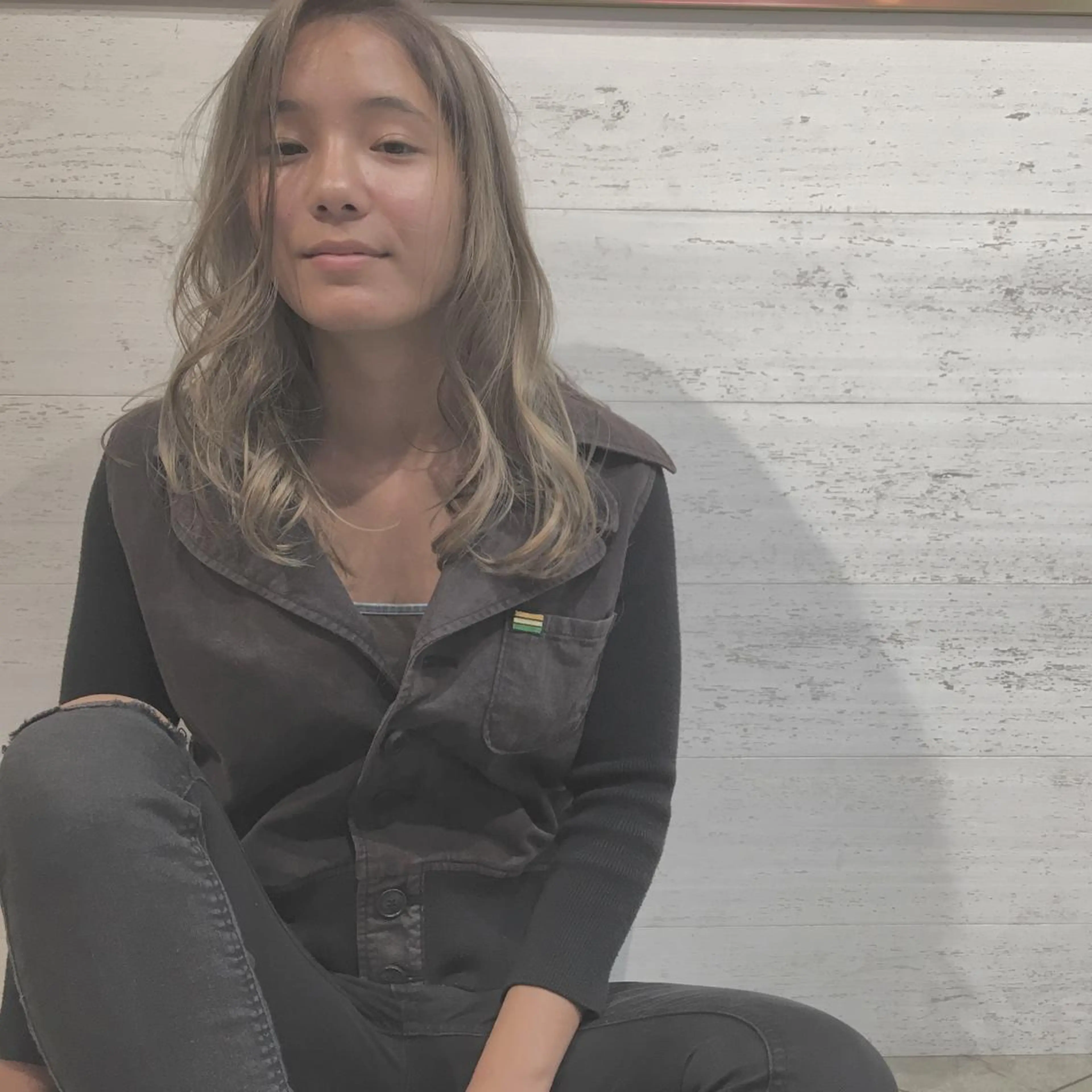 セミロング カラー 🌸ハイトーン 新田　廉 🌸のヘアスタイル