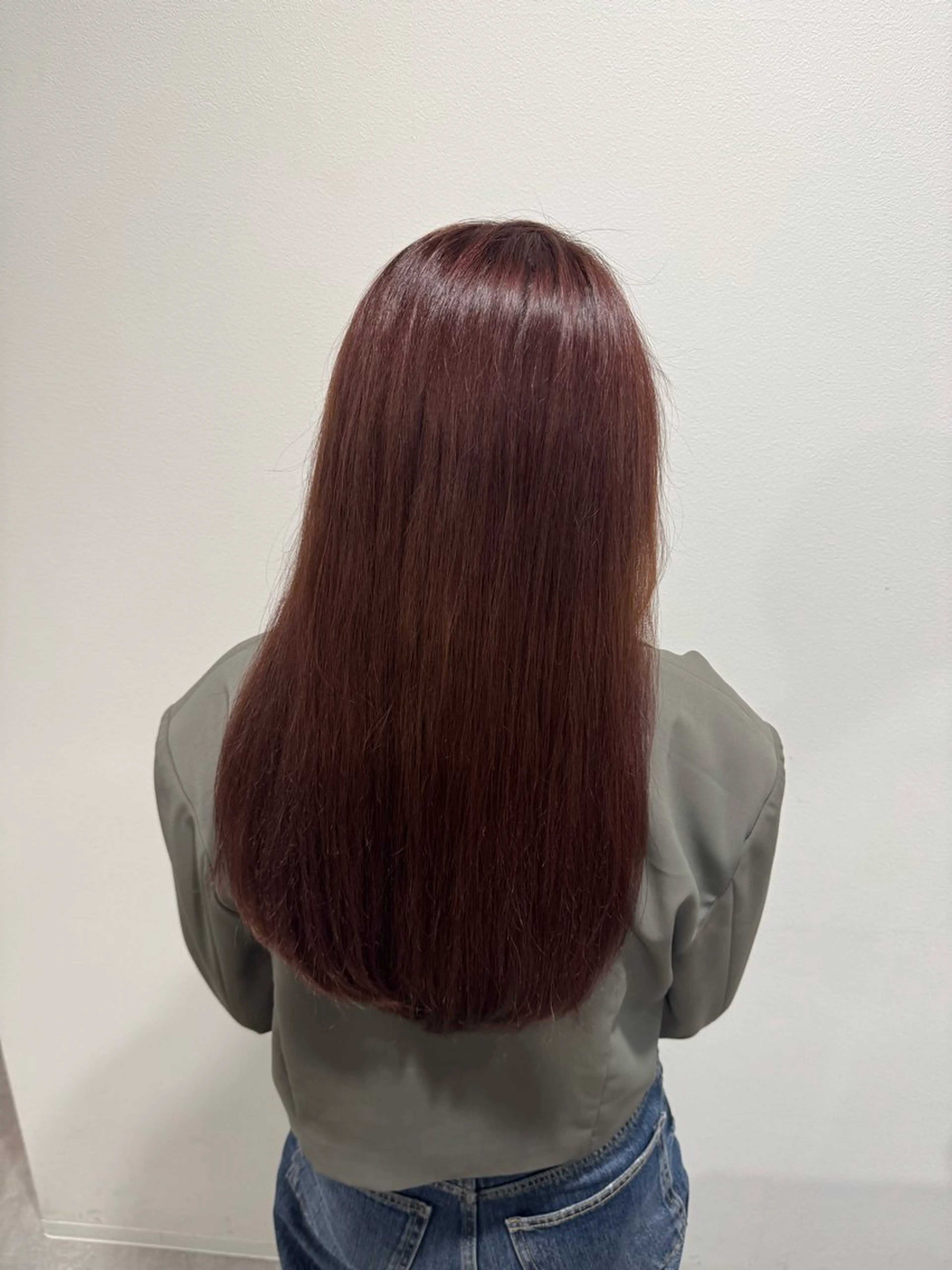 ロング カラー 平尾/艶カラー/ アッシュ系/中川誠大のヘアスタイル