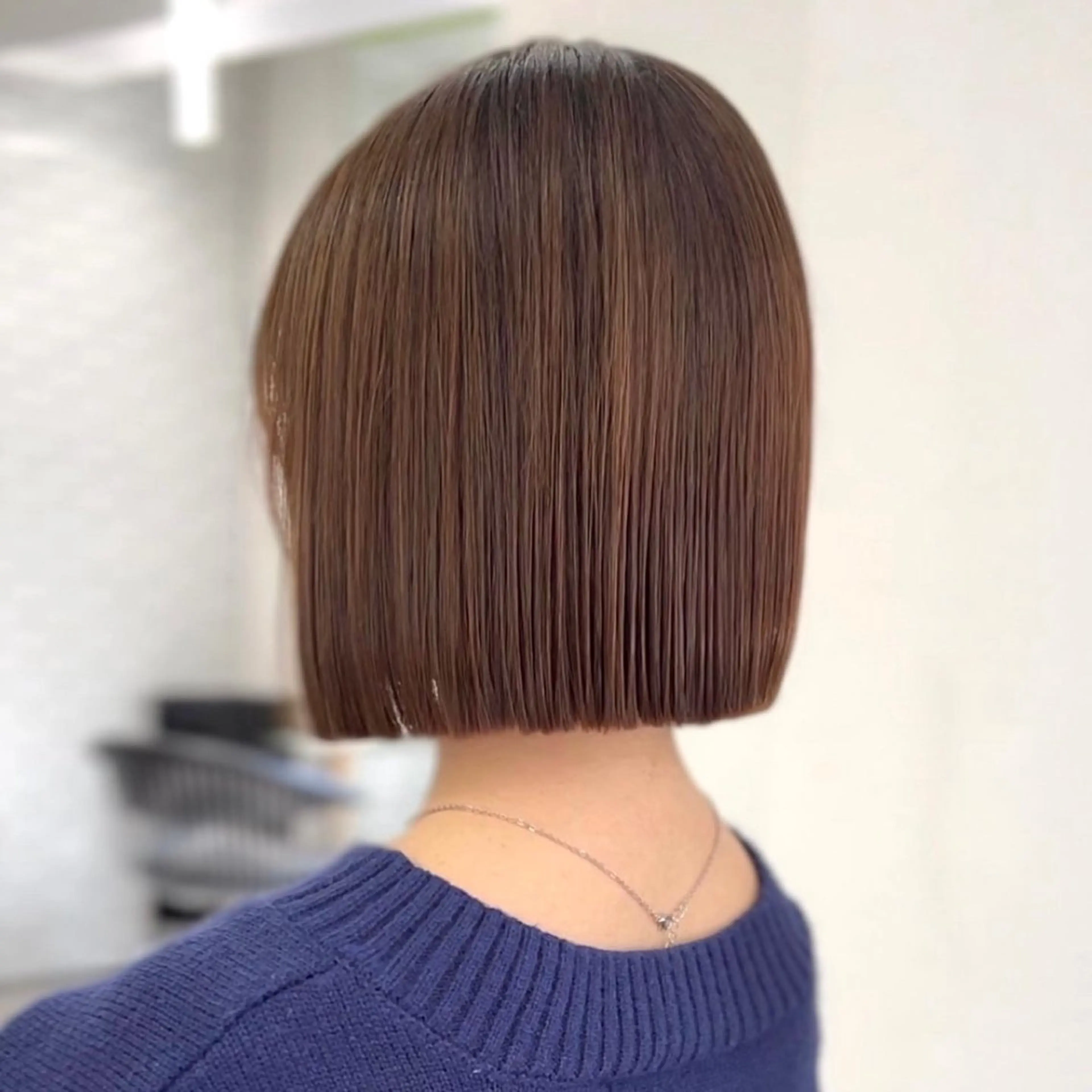 ショート 莉乃/縮毛矯正/髪質 改善/艶カラーのヘアスタイル