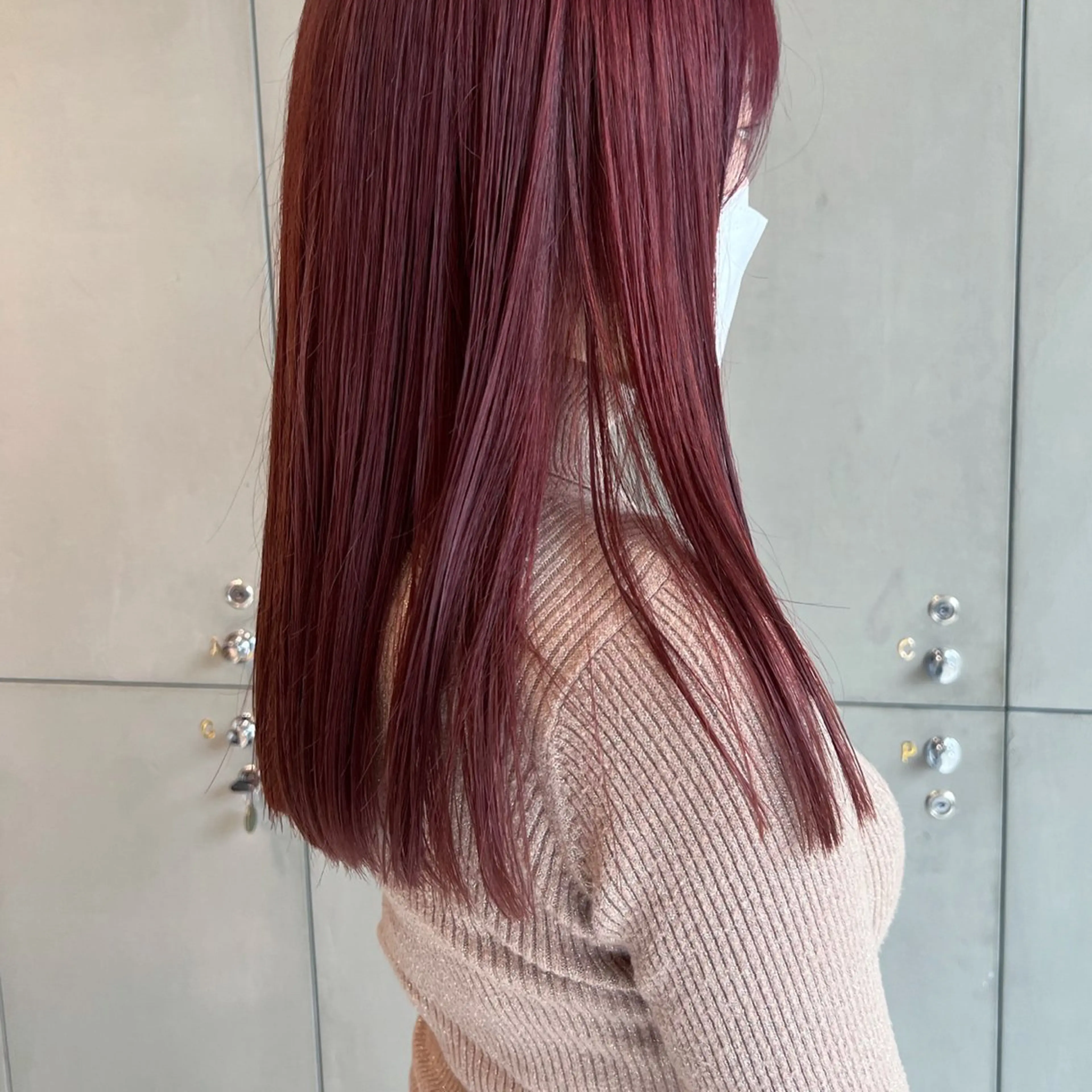 ロング カラー ヘアカラー D’na所属・🎀暖色ガーリー/ ボブ/みさき🎀のヘアスタイル