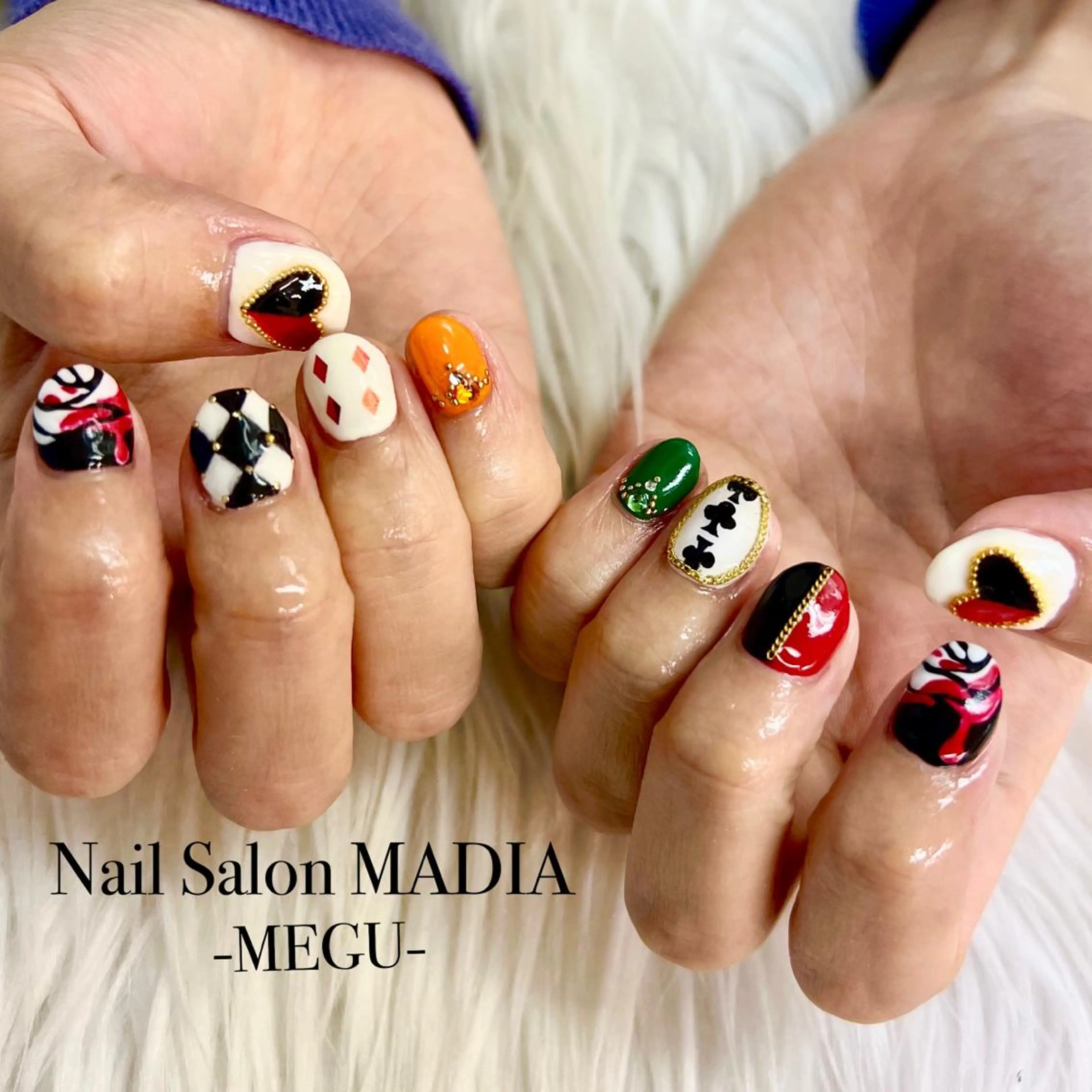 ネイル MADIA藤沢所属・MADIA MEGUのネイルデザイン