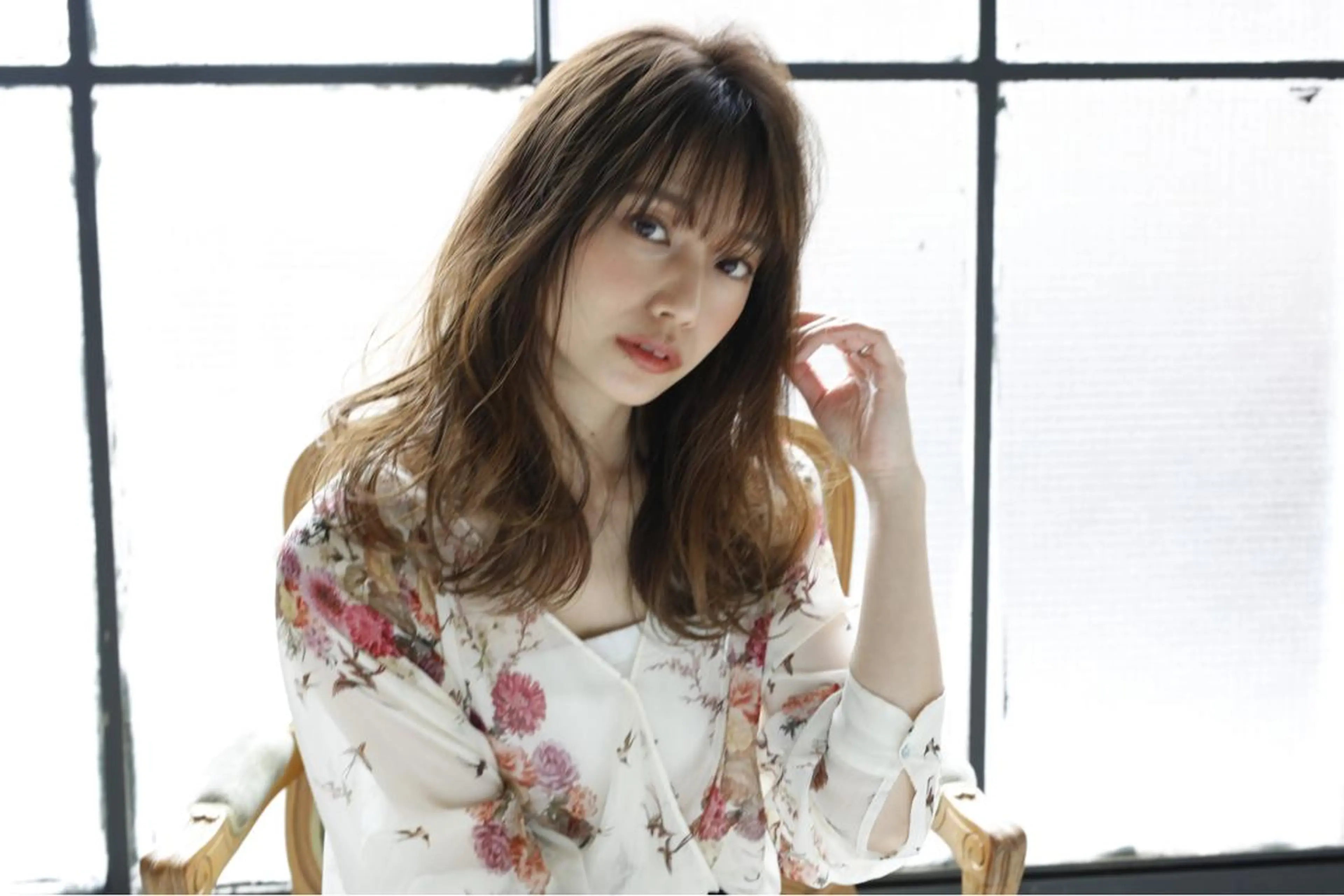 セミロング 指名支持率NO.1 スタイリストのヘアスタイル