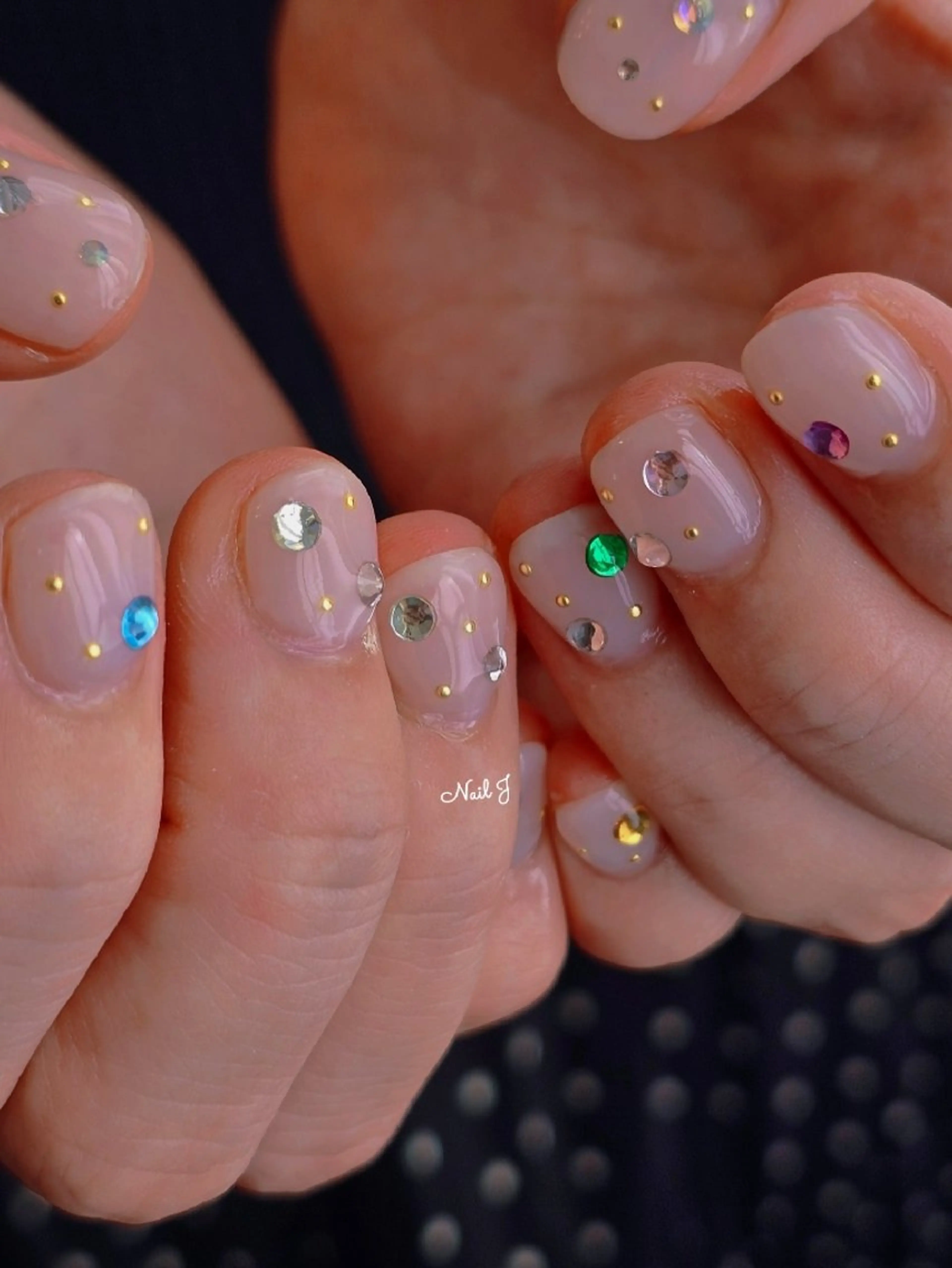 ネイル キラキラネイル ハンドネイル Nail Jのネイルデザイン