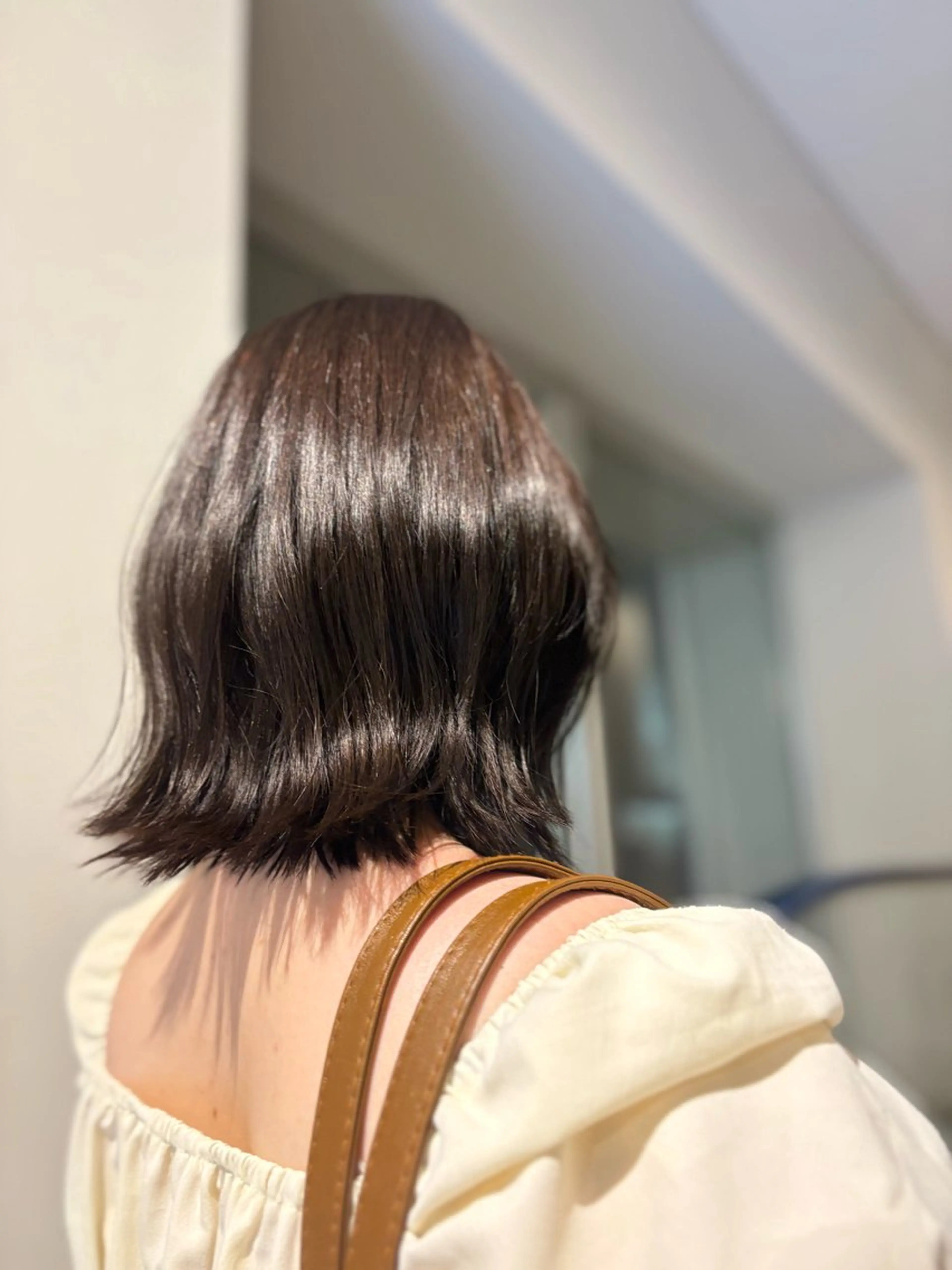 ミディアム カラー ブラウンカラー カラーモデル募集/ 平尾ひよりのヘアスタイル