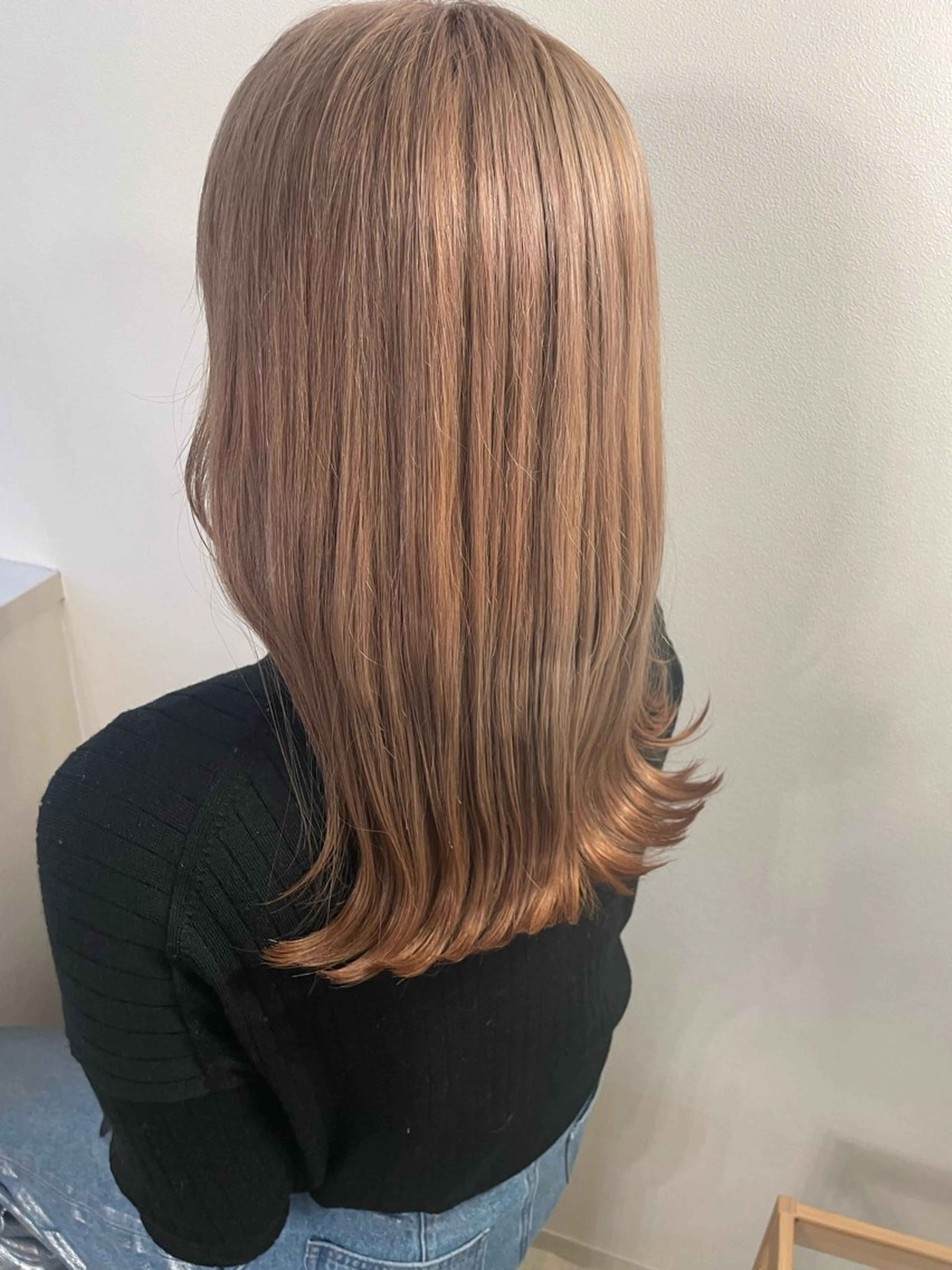 セミロング ヘアカラー トリートメント cocoluana(ココルアナ)所属・韓国風ヘア専門 🇰🇷Noaのヘアスタイル