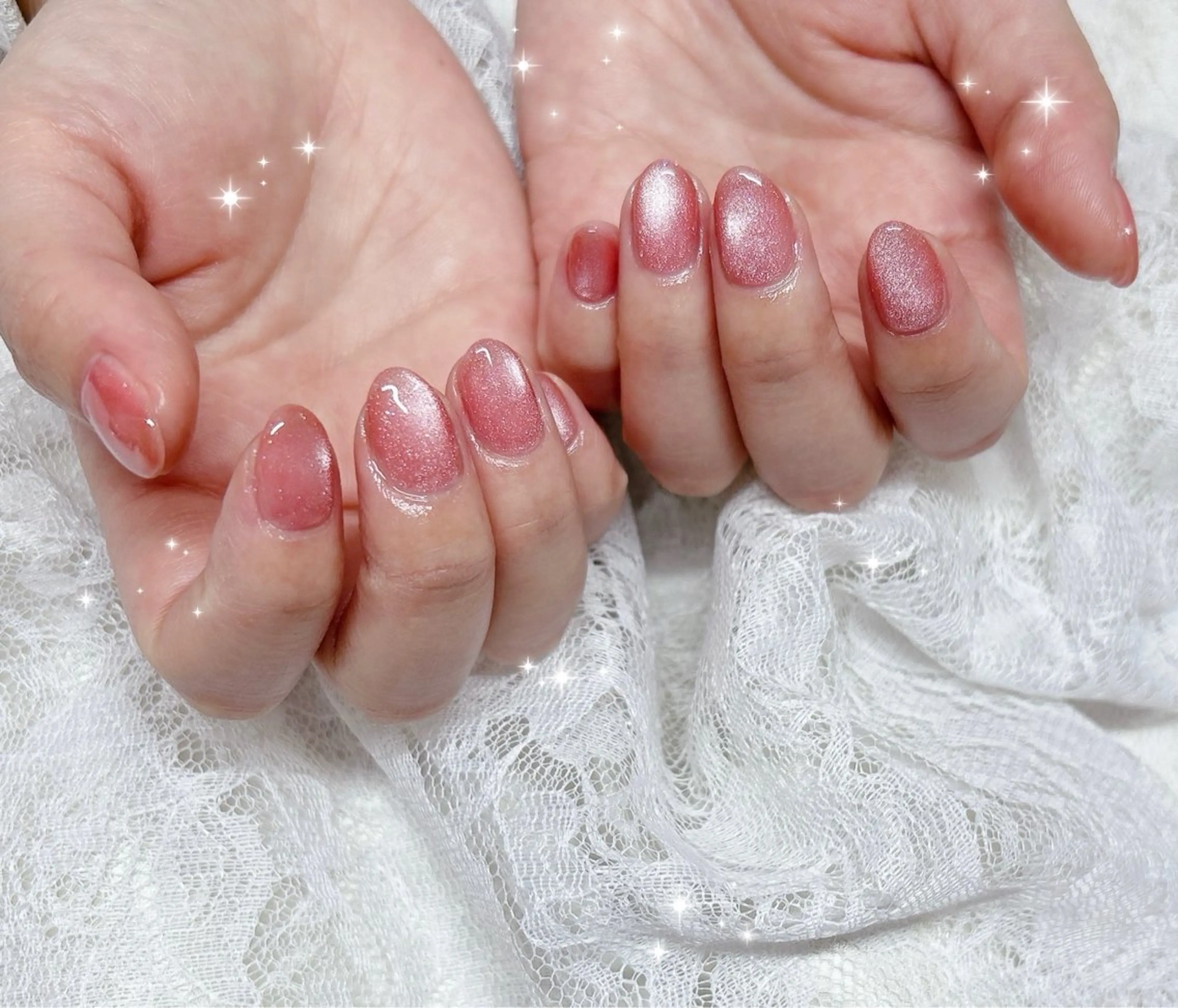 ネイル マグネットネイル ハンドネイル FLARE NAIL フレアネイルのネイルデザイン