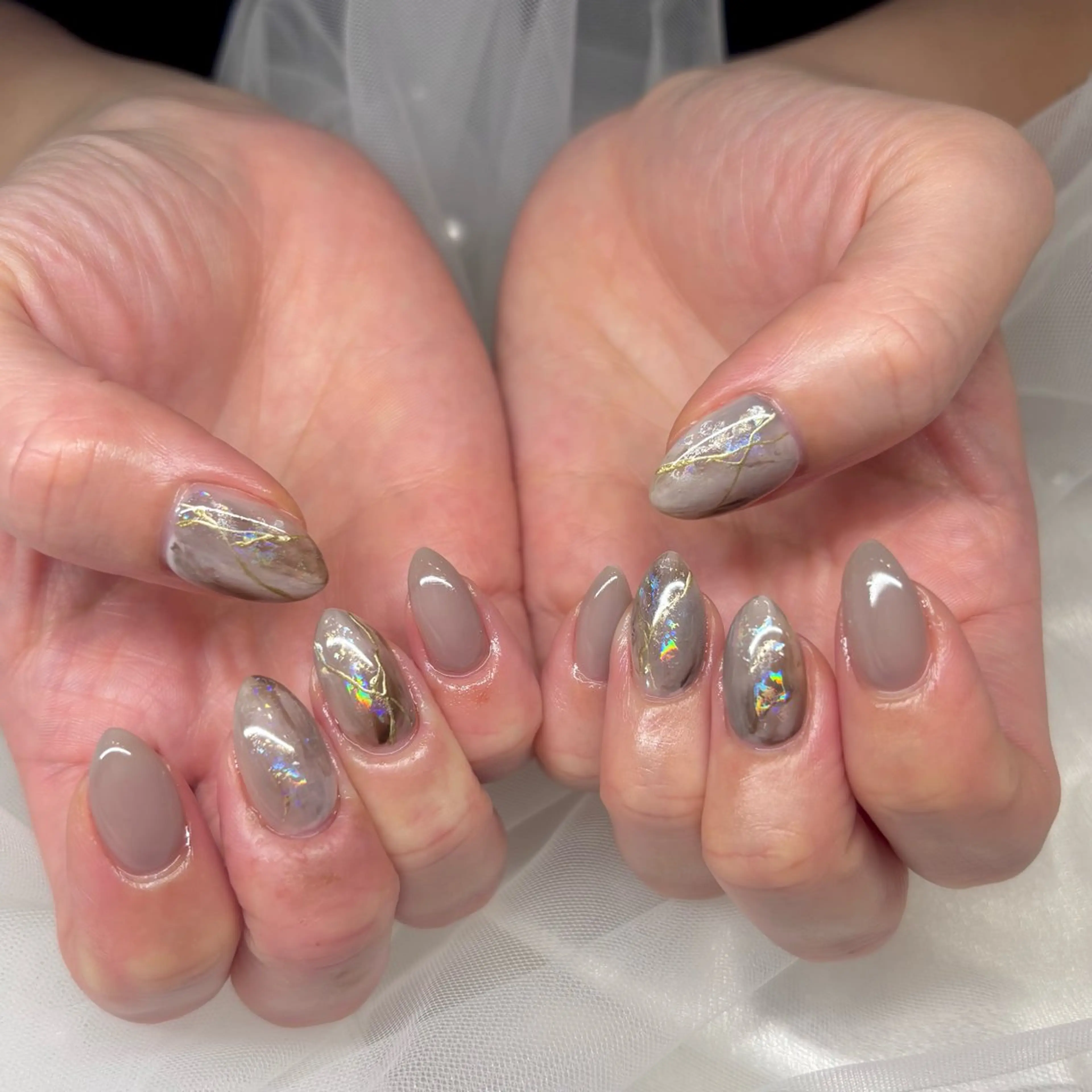 ネイル ハンドネイル . 未來のネイルデザイン