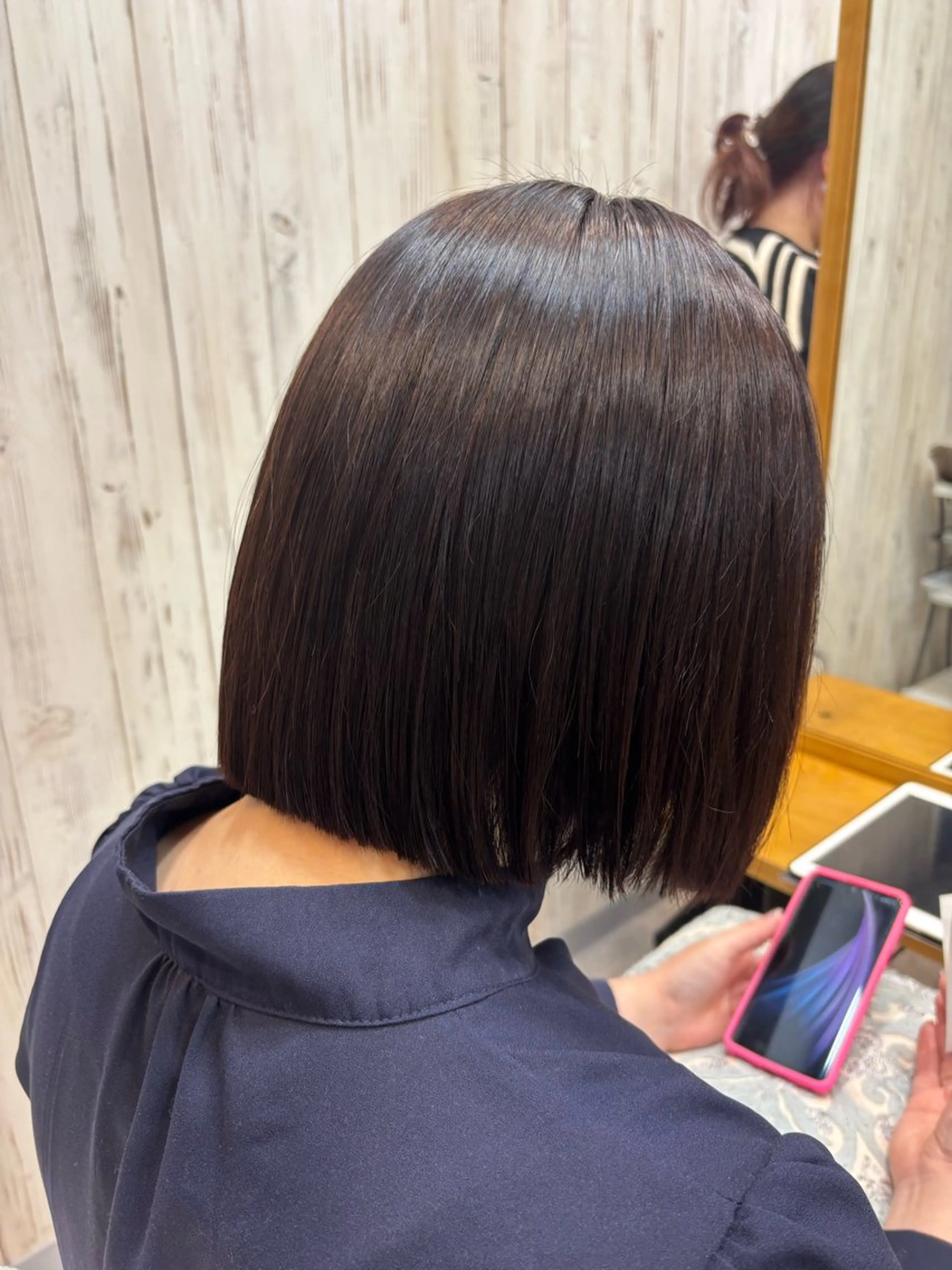 カット+カラー+縮毛矯正+髪質改善トリートメント¥25,600→¥20,400の写真