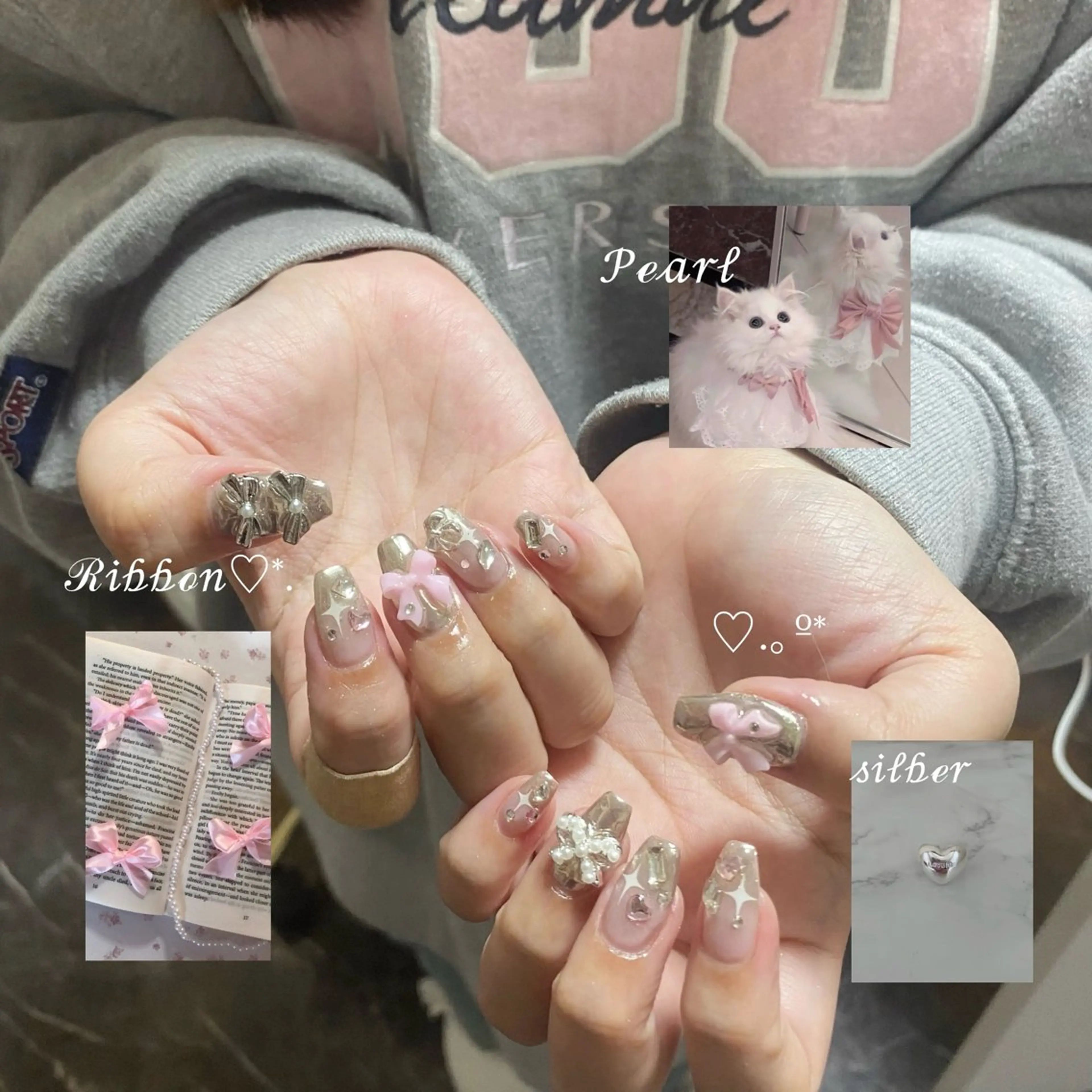 ネイル ハンドネイル Vesper所属・ayaka ギャルネイル🎀のネイルデザイン