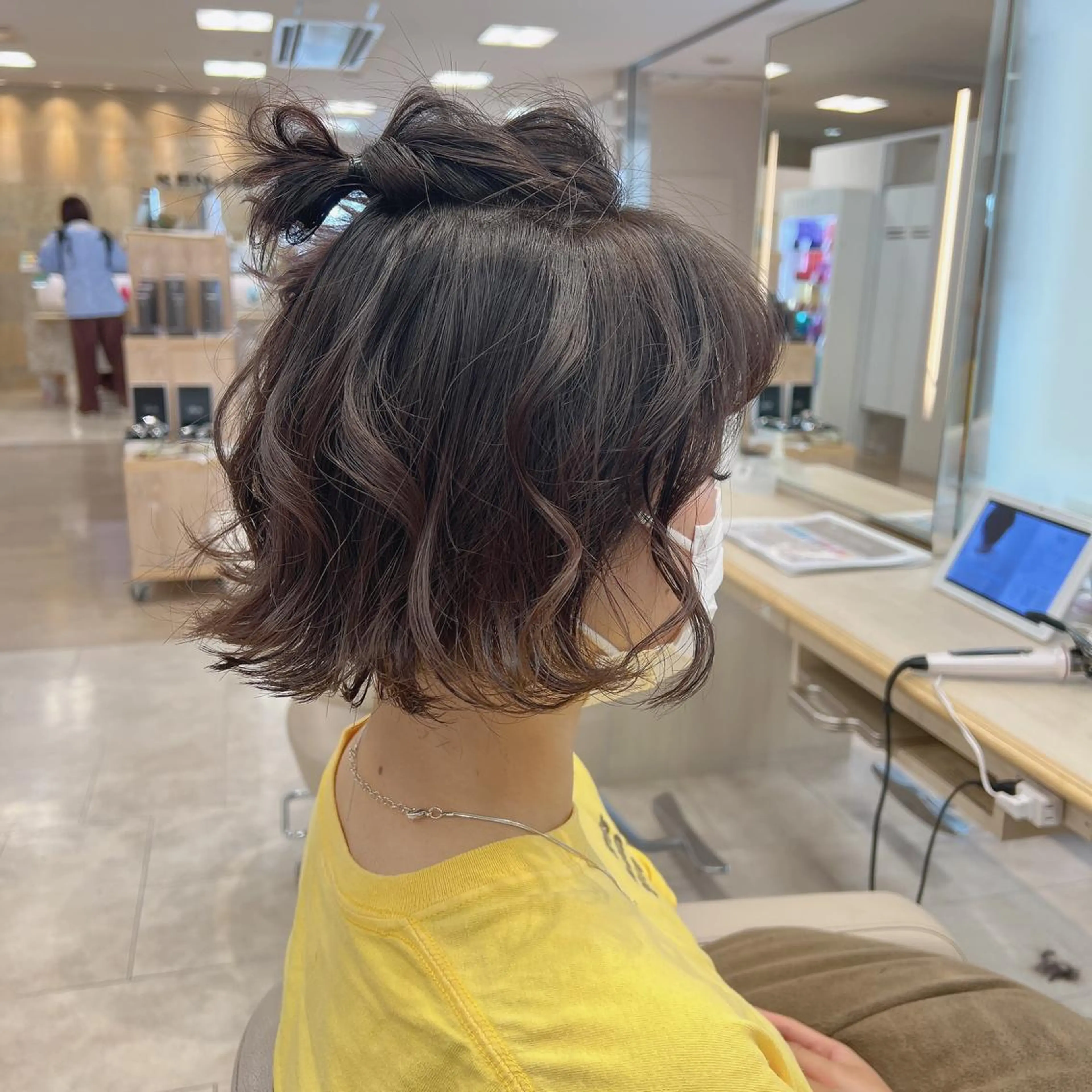 ショート ヘアアレンジ ヘアセット 似合わせ.ﾍｱｾｯﾄ 得意🌹井上美沙のヘアスタイル