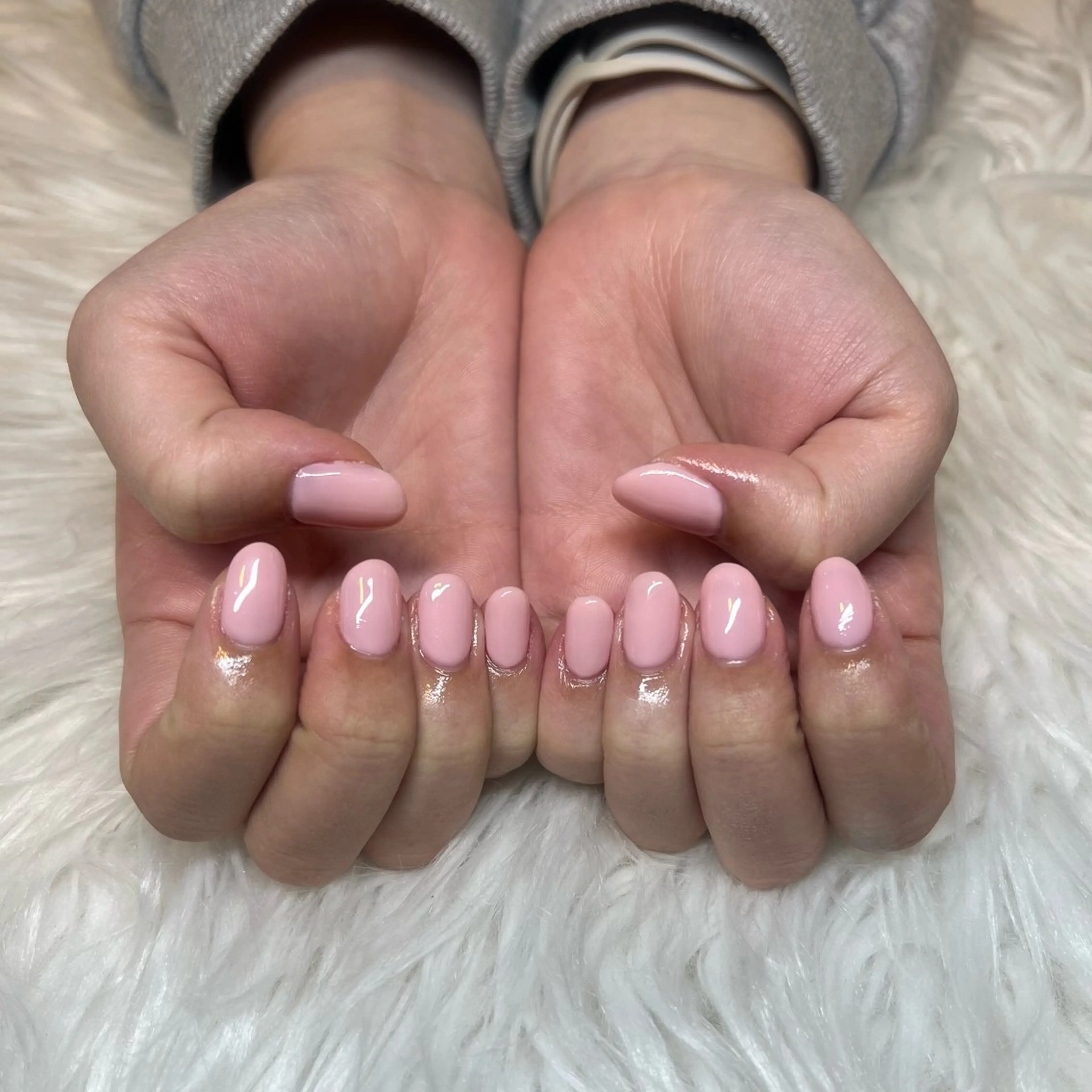 ネイル ワンカラーネイル ピンク 春ネイル the464beautysalon所属・the464 yunaのネイルデザイン