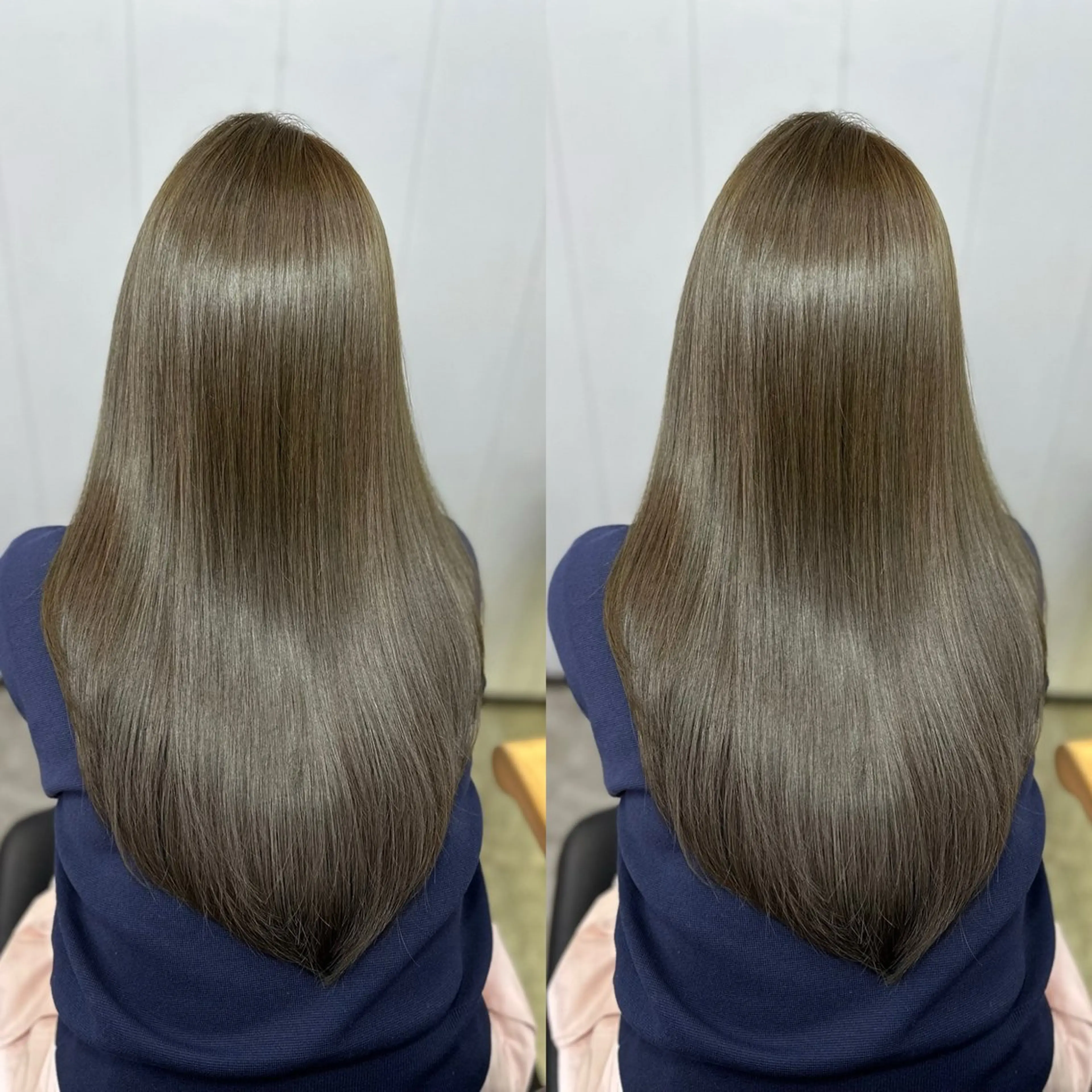 ロング カラー ブリーチ ブリーチなしカラー オリーブカラー 髪質改善 縮毛矯正 カット ヘアカラー 縮毛矯正 トリートメント 縮毛矯正/髪質改善/ レイヤー代々木/木下のヘアスタイル