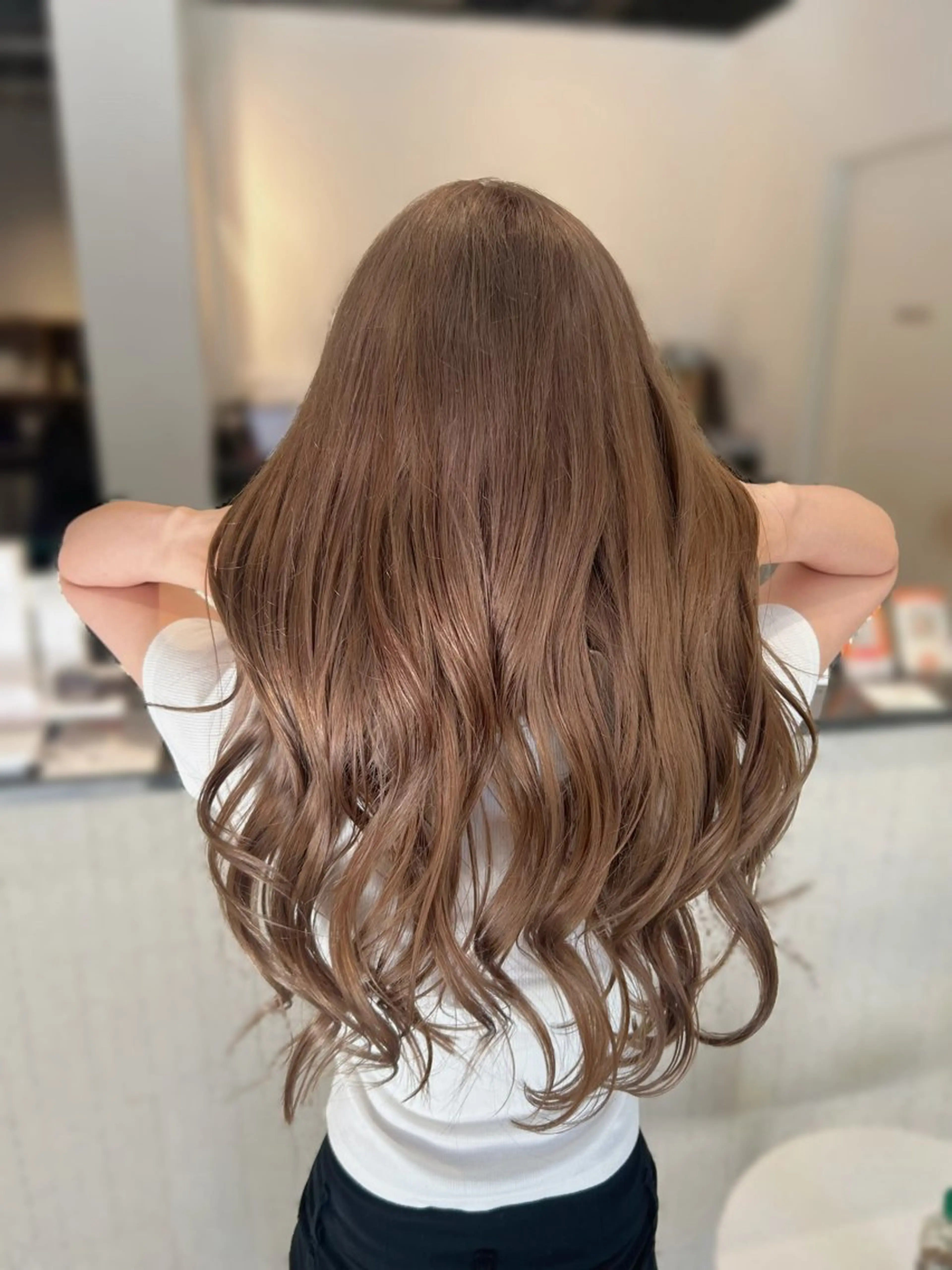 ロング ヘアカラー 💎韓国カラー Giness坂下巧のヘアスタイル