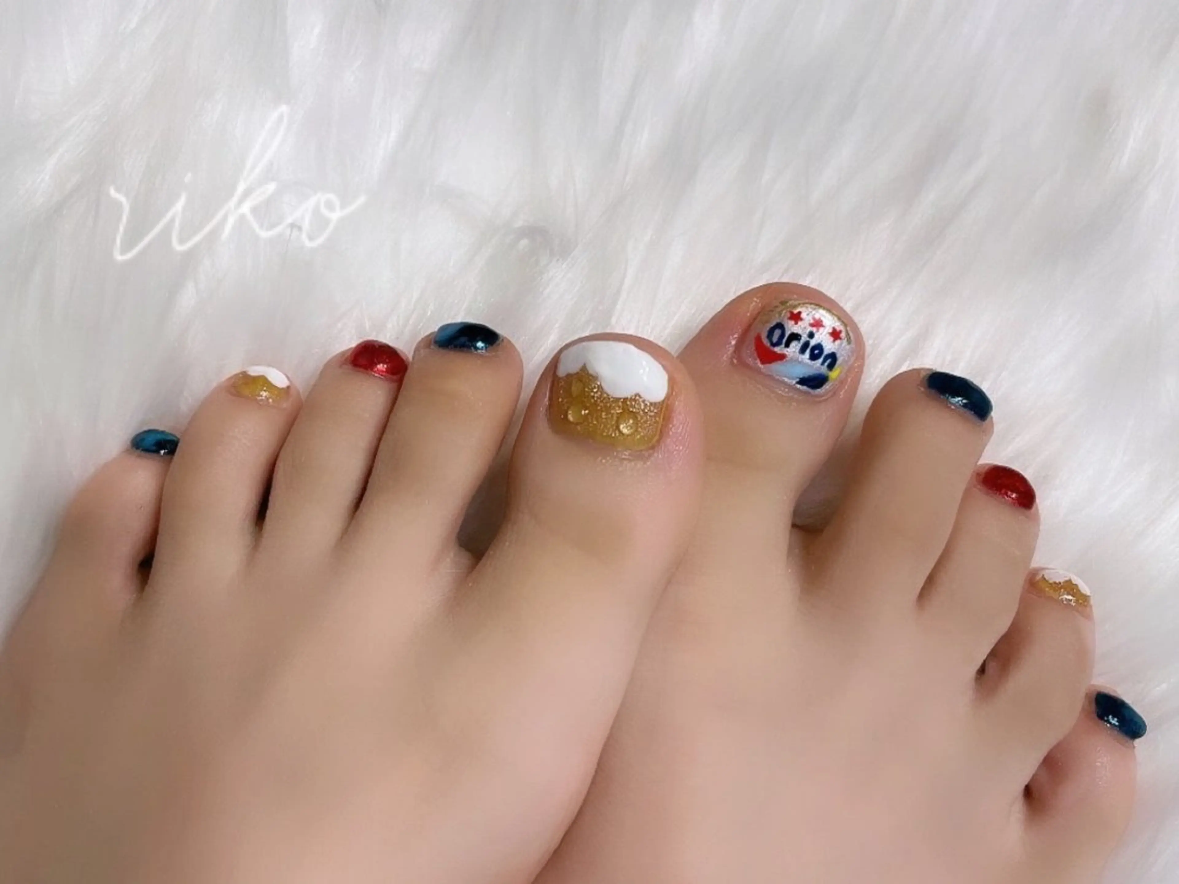 ネイル フットネイル riko nailのネイルデザイン