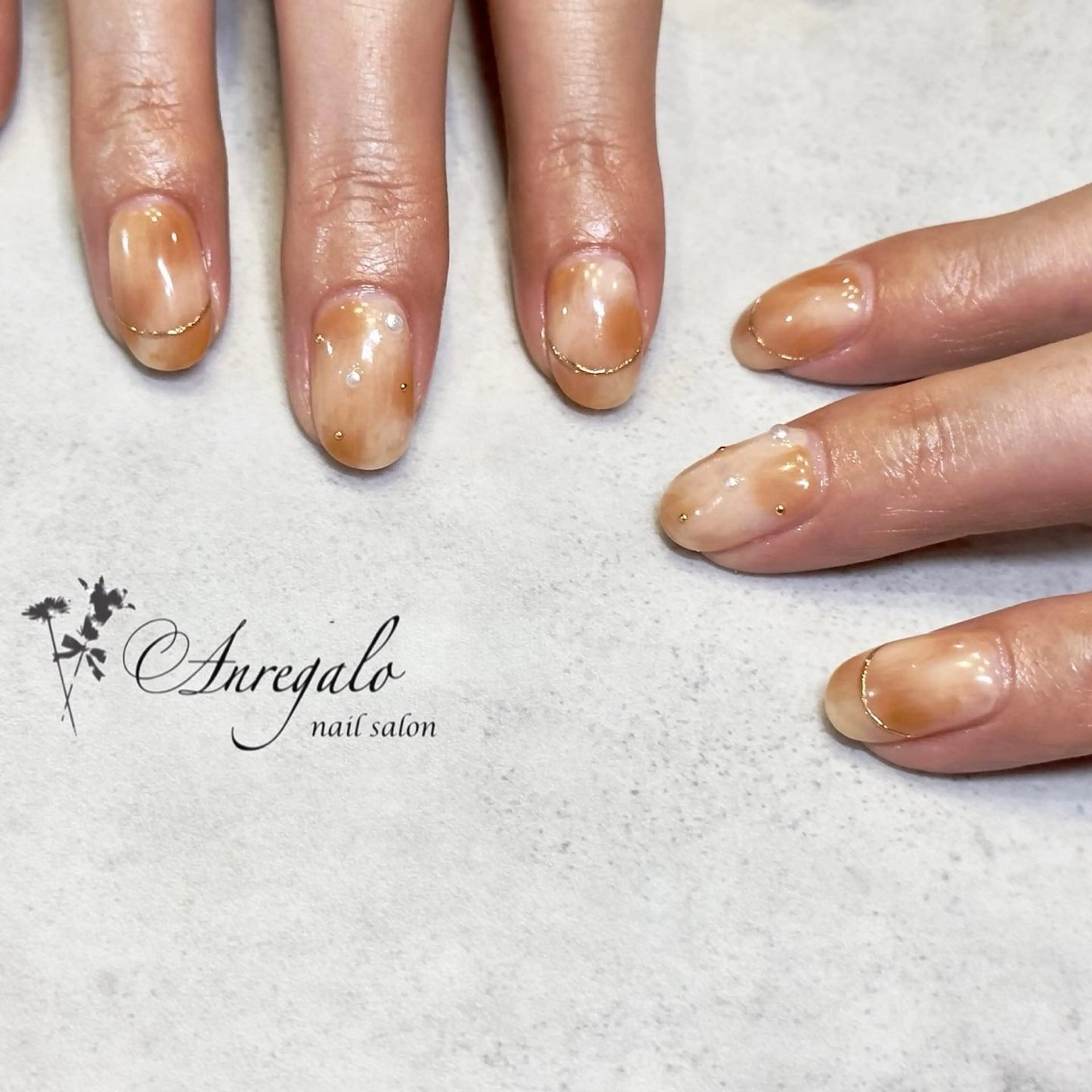 ネイル nail salon Anregalo《アンレガロ》所属・橋本 麻未のネイルデザイン