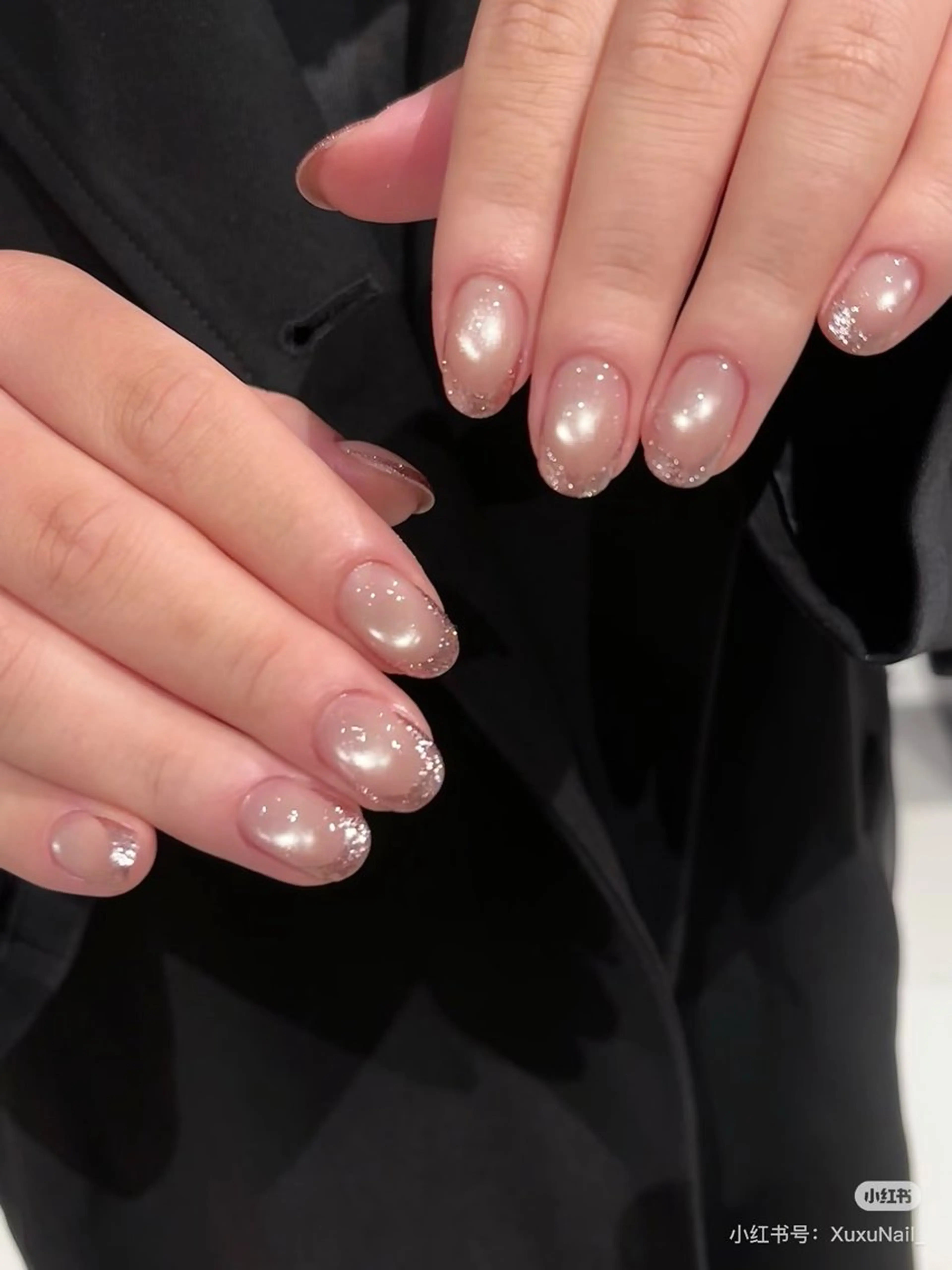 ネイル フラッシュネイル フレンチネイル グラデーション マグネットネイル HALO  ネイルサロン所属・HALO ネイルモデル募集中のネイルデザイン