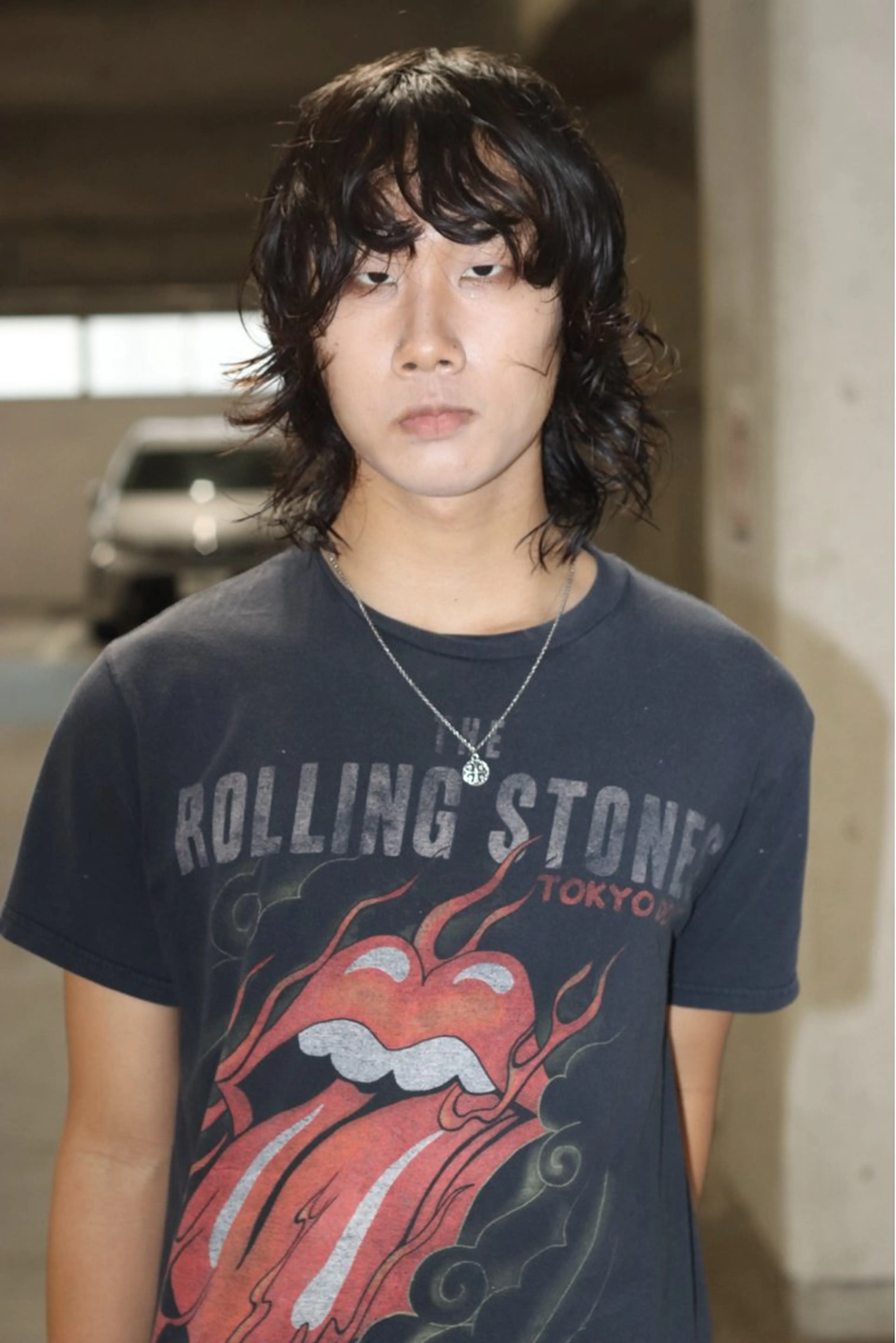 ミディアム パーマ メンズ カット パーマ Joh/メンズカット /レイヤー/ブリーチのヘアスタイル