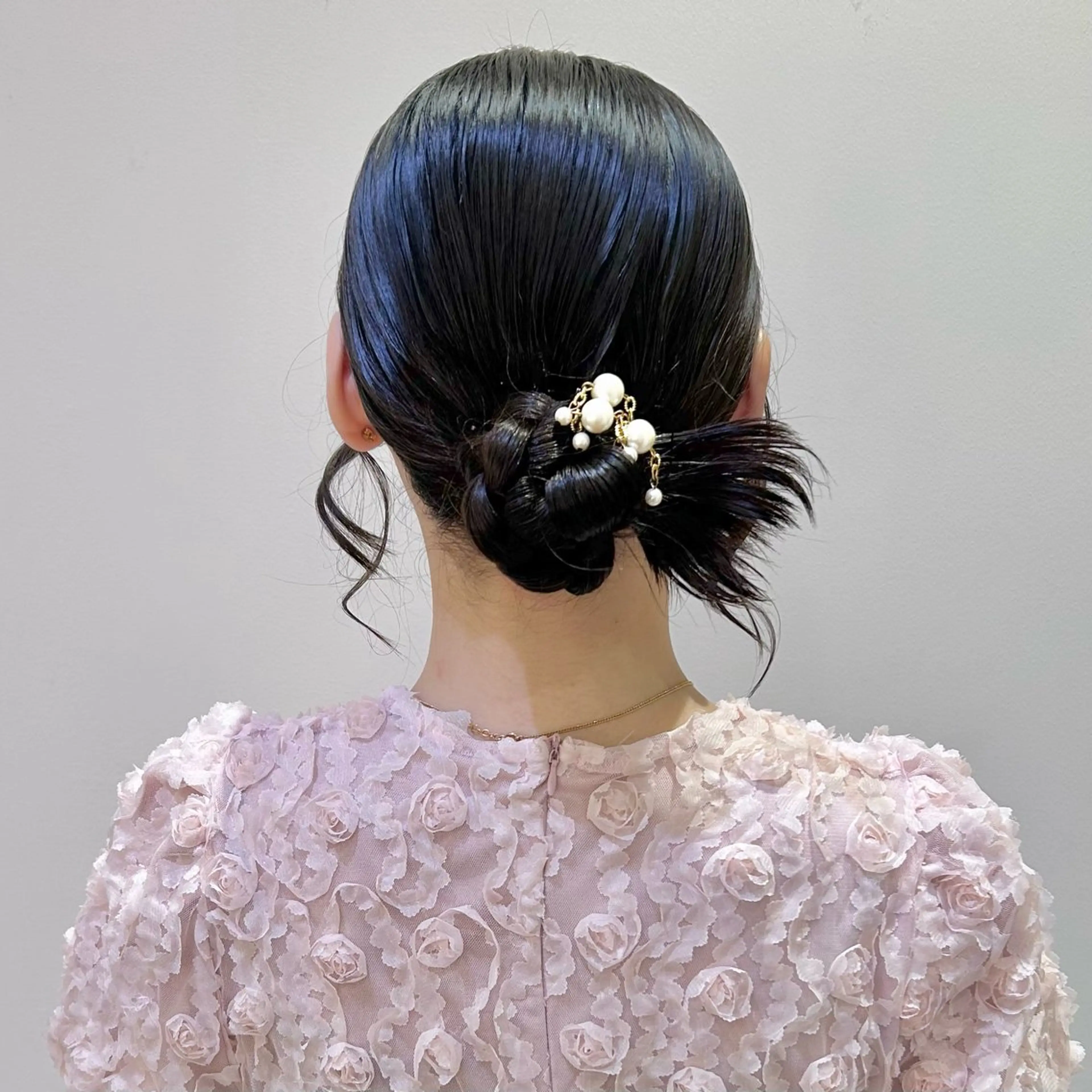 お呼ばれ結婚式ヘアアレンジ💍カチモリ🌟の写真
