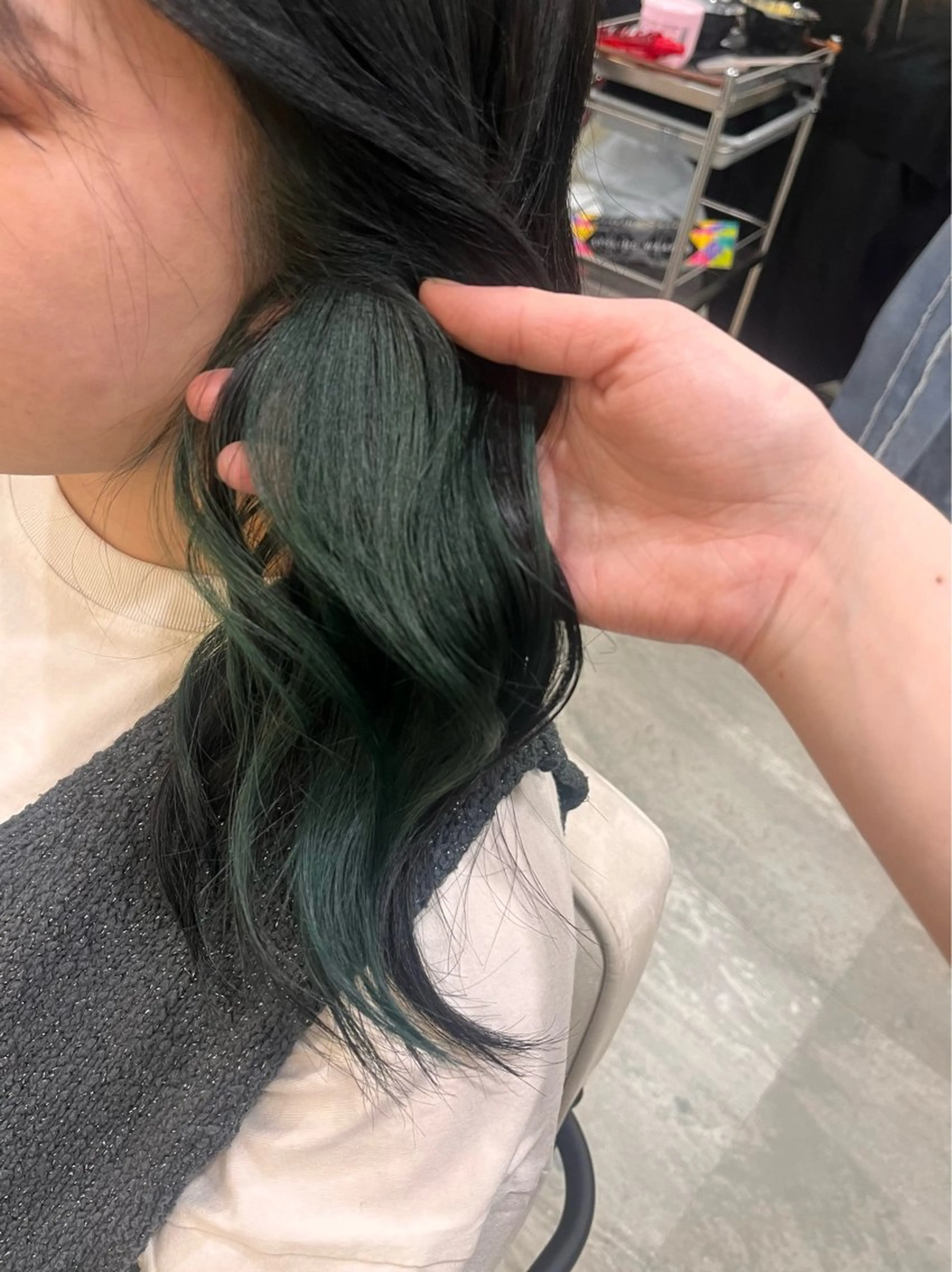 カラー インナーカラー ヘアカラー トリートメント haruhi/暖色 ☀️透明感カラーのヘアスタイル