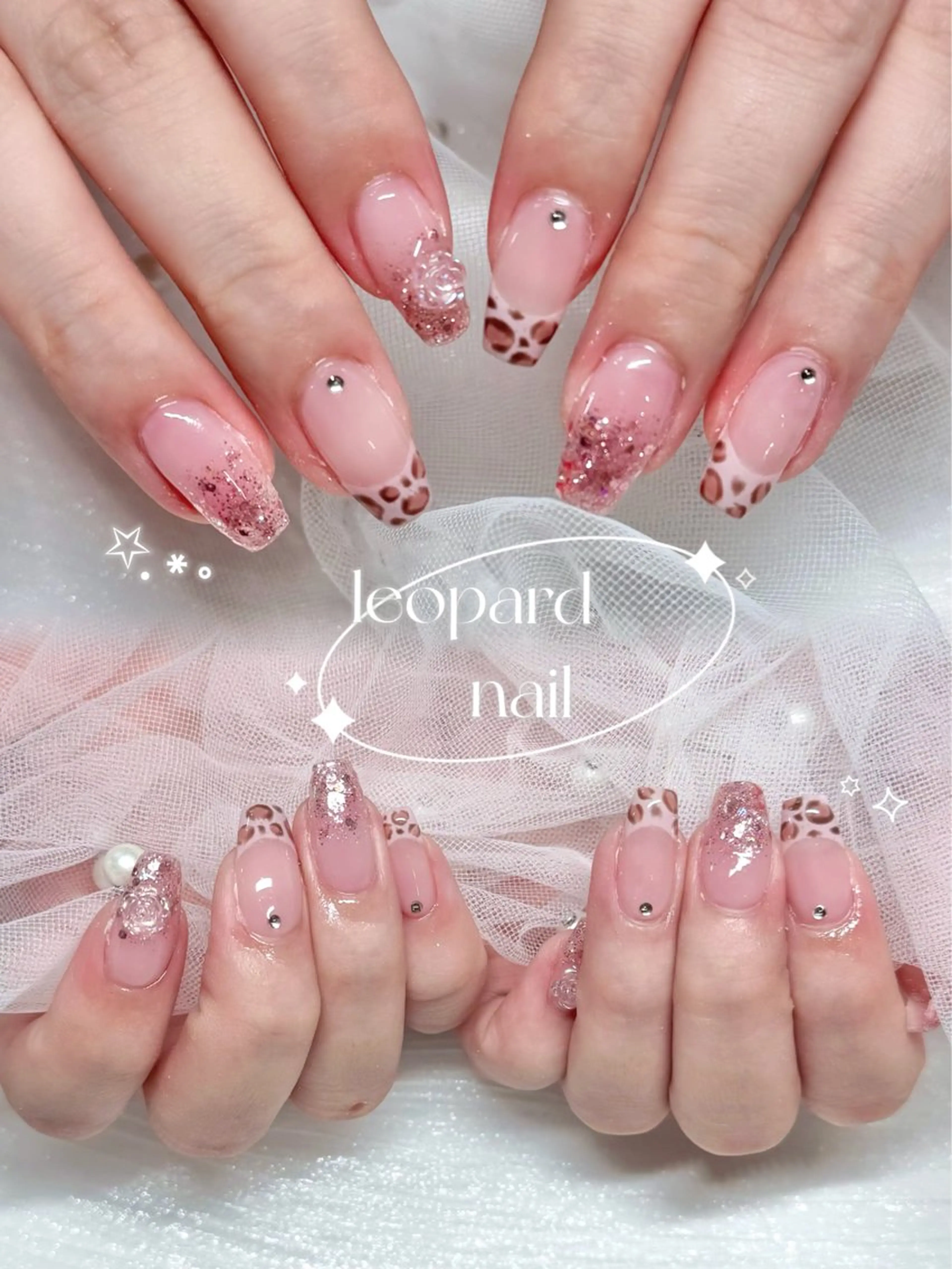 ネイル アニマル柄 ハンドネイル 🎀Mai 🎀2/1空✩.*のネイルデザイン