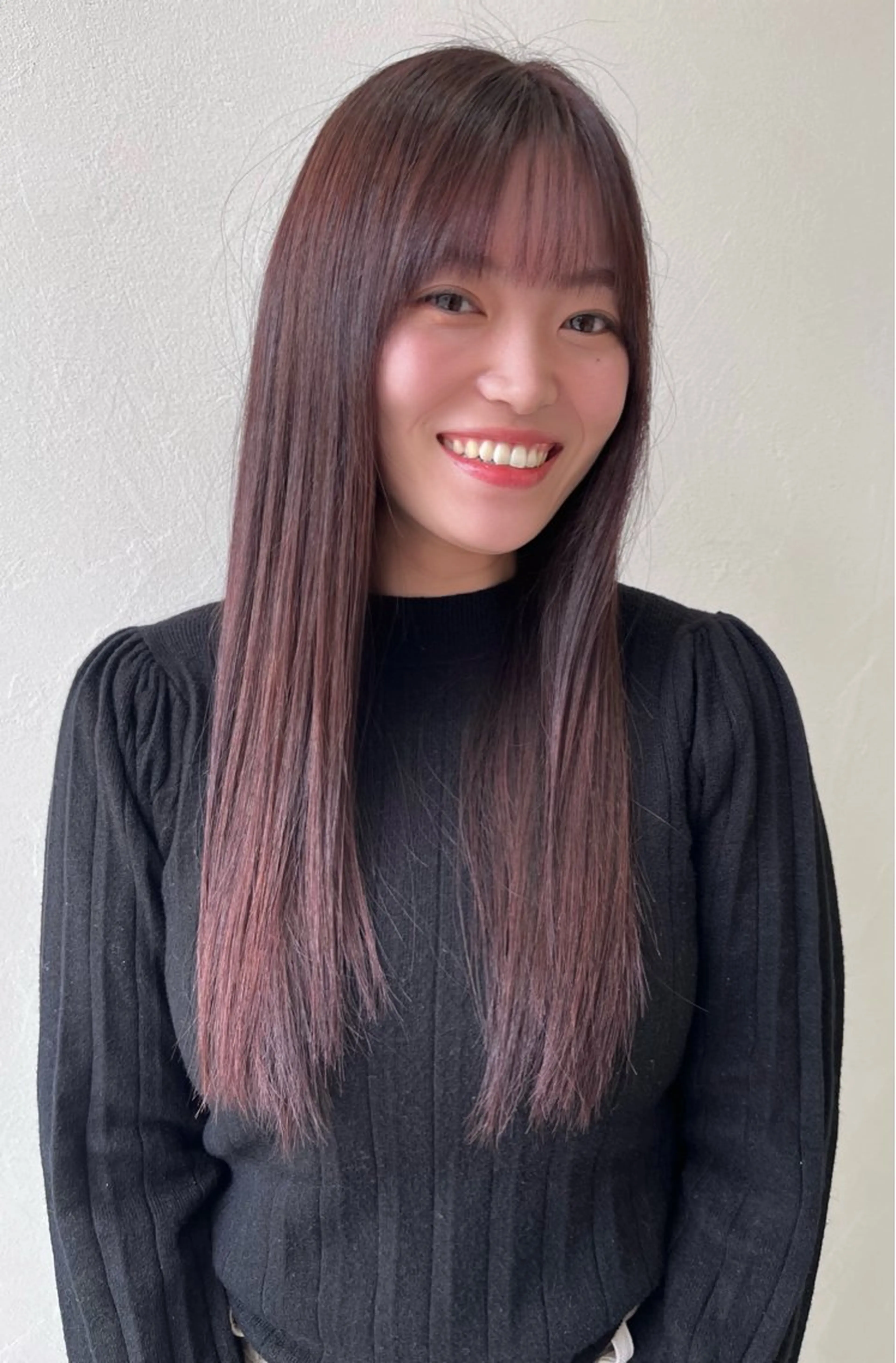 ロング カラー レッドカラー 透明感カラー🫧🌈 似合わせカット✂︎のヘアスタイル