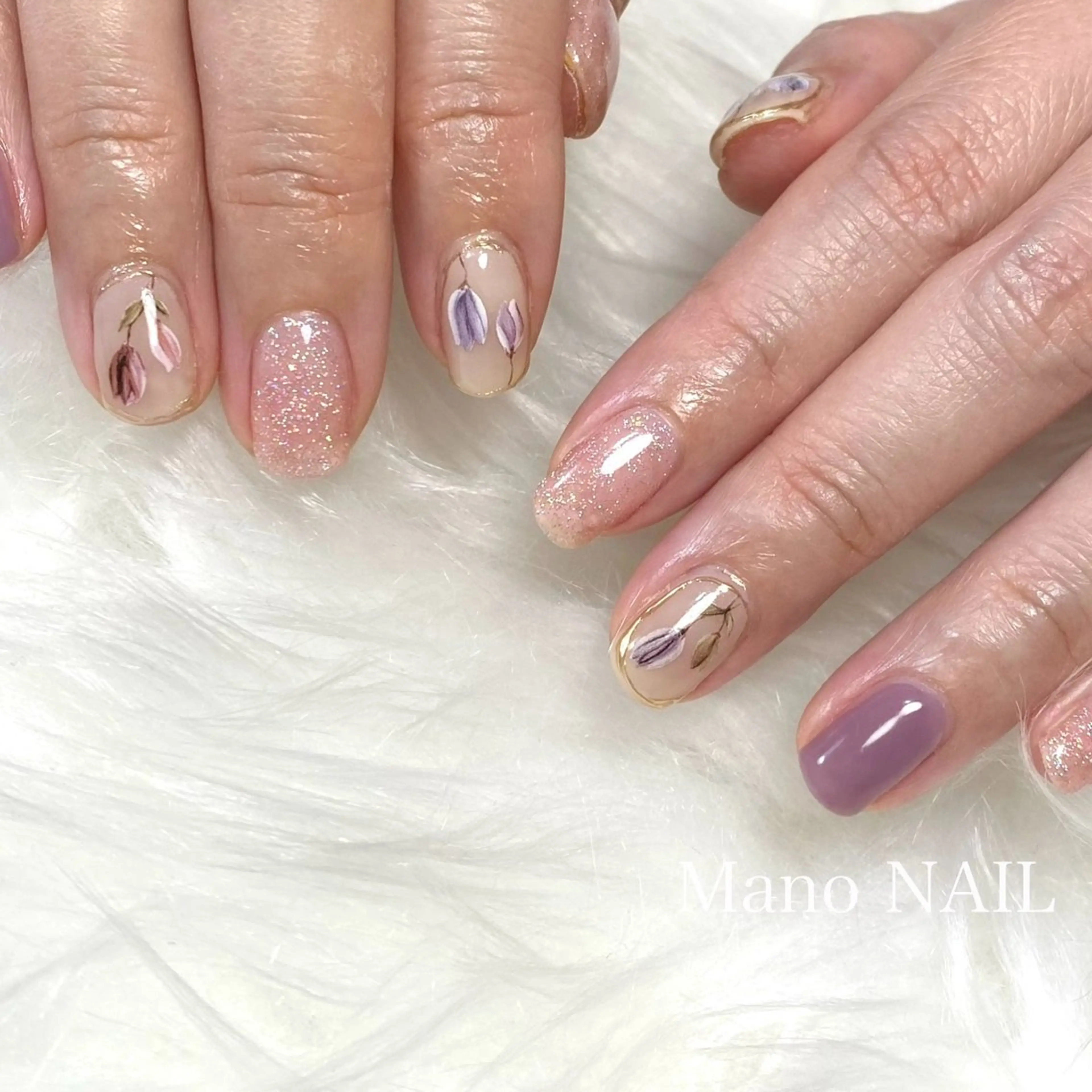ネイル 春ネイル Mano NAILのネイルデザイン