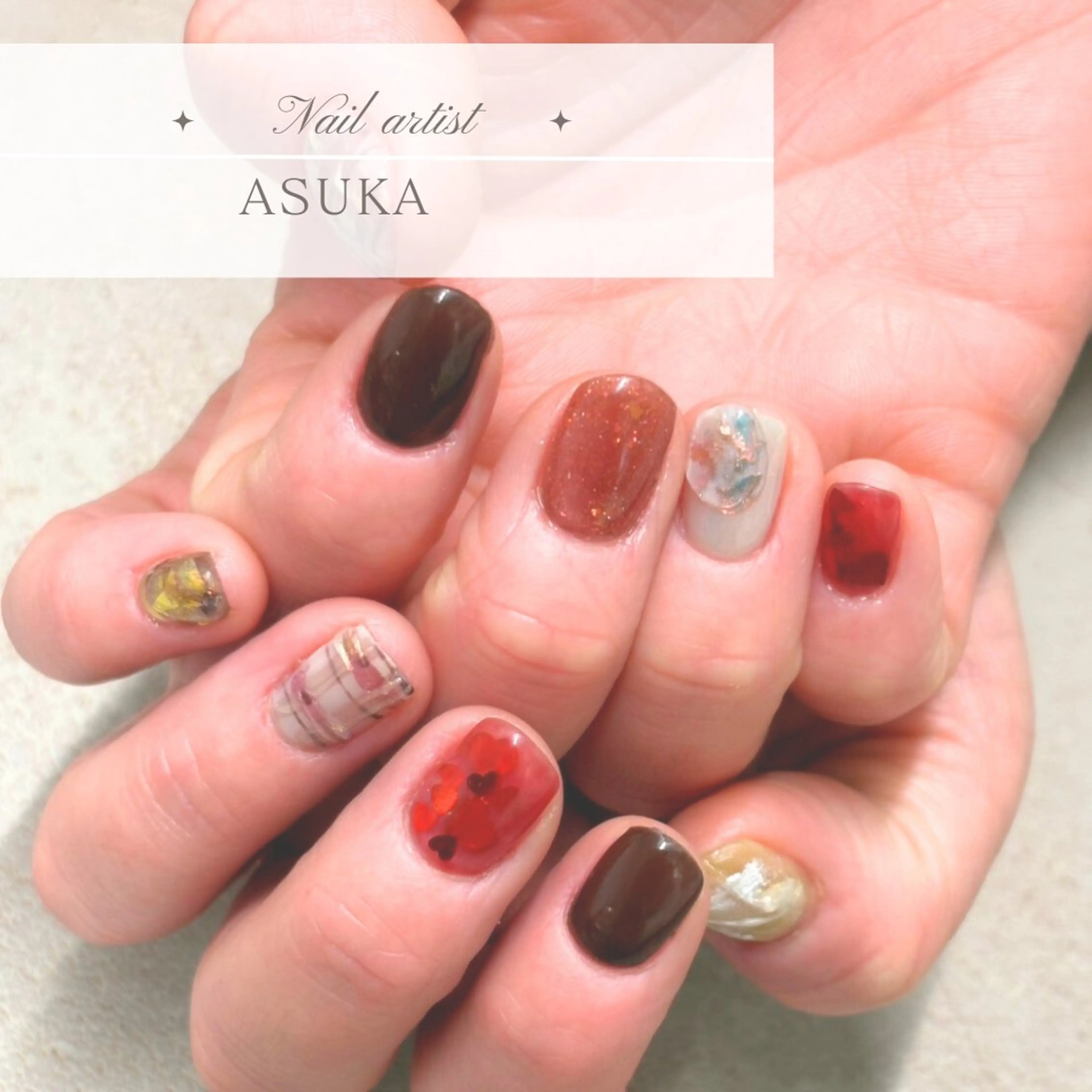 ネイル アートネイル LITTLE STAR所属・シスターズ ネイルのネイルデザイン