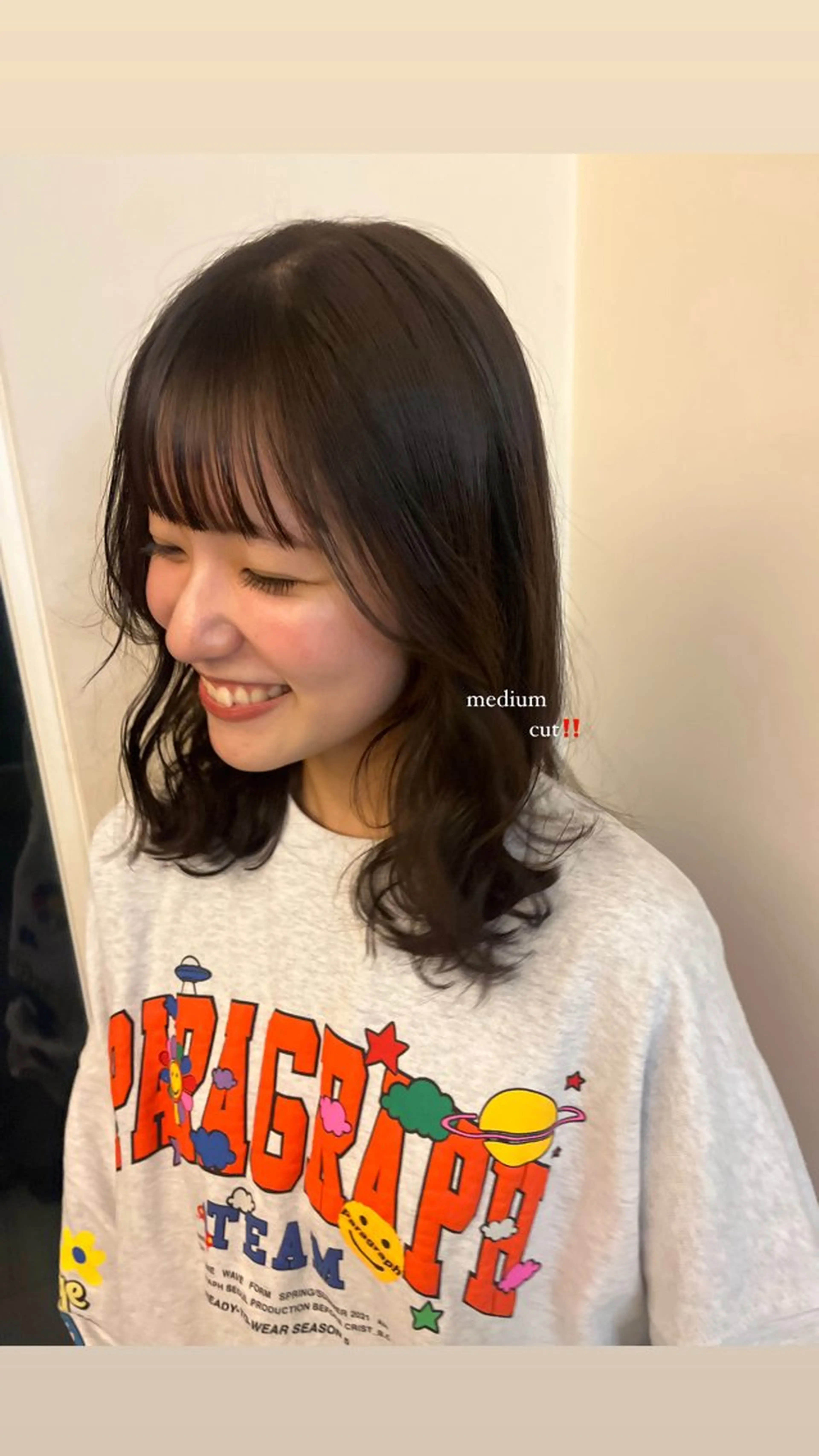 ミディアム kchiara所属・yura /レイヤーカットのヘアスタイル