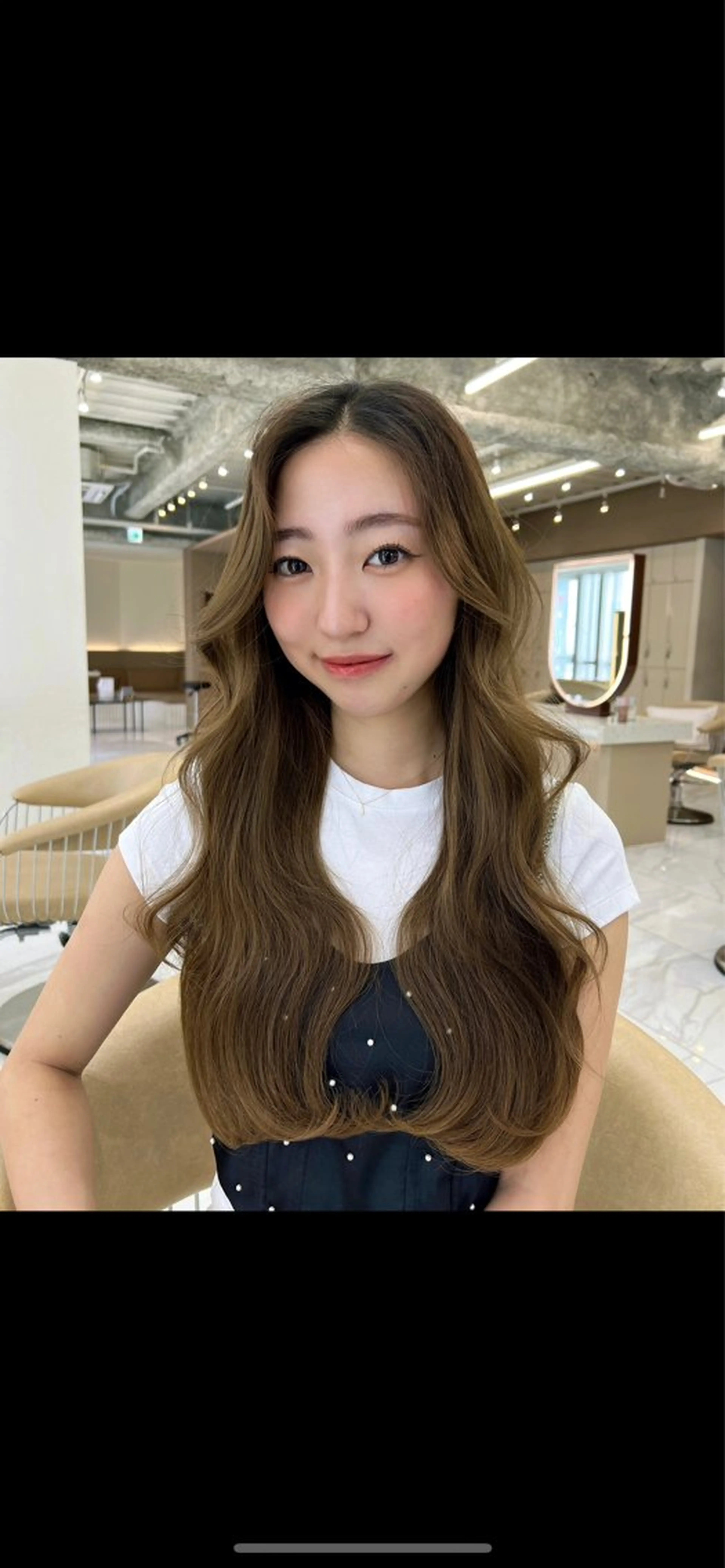 ロング 髪質改善/透明感カラ ー/みほのヘアスタイル